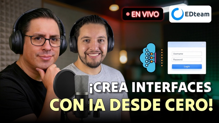 En vivo: ¡Haz que la IA diseñe tu interfaz! | #EDtaller