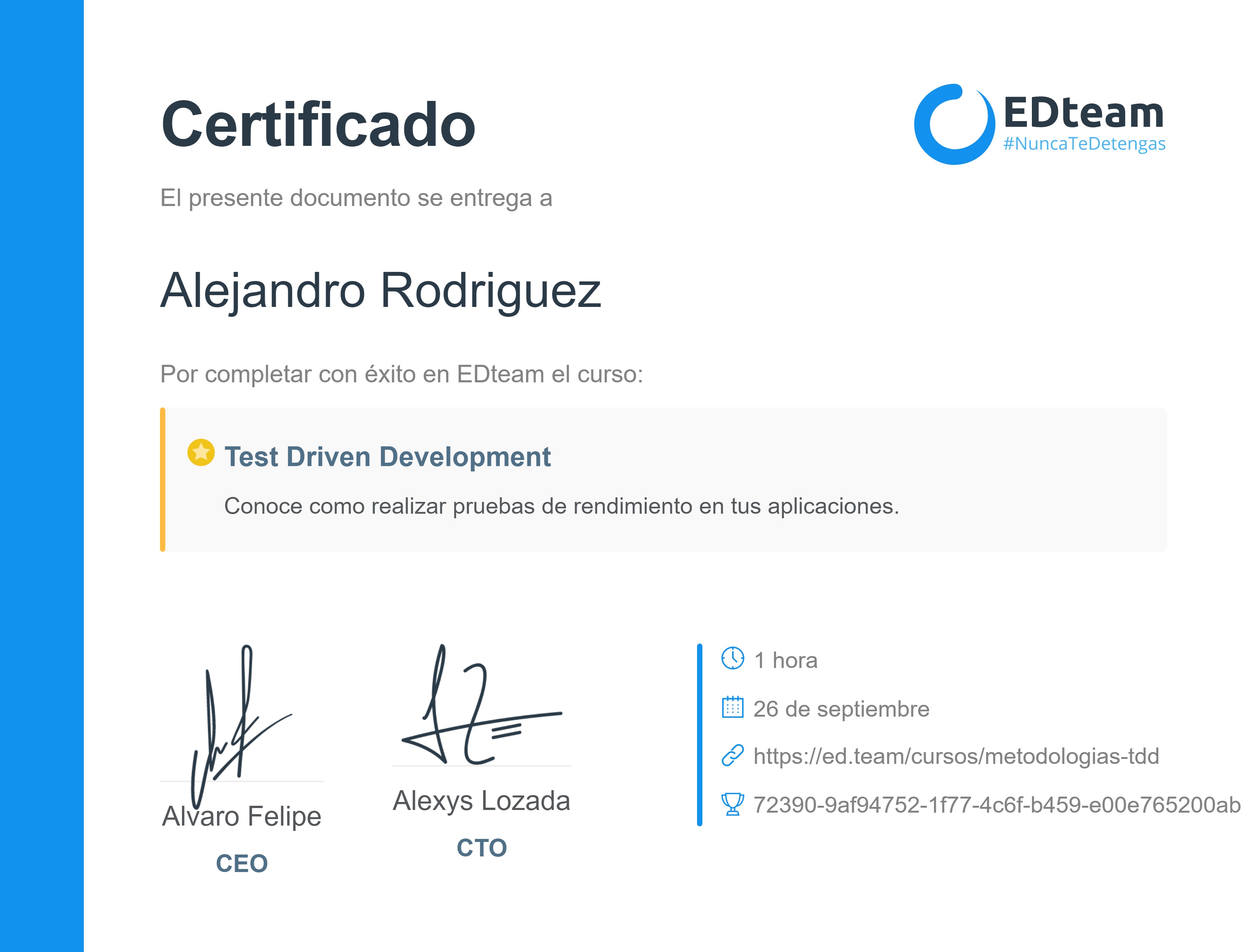 Certificado