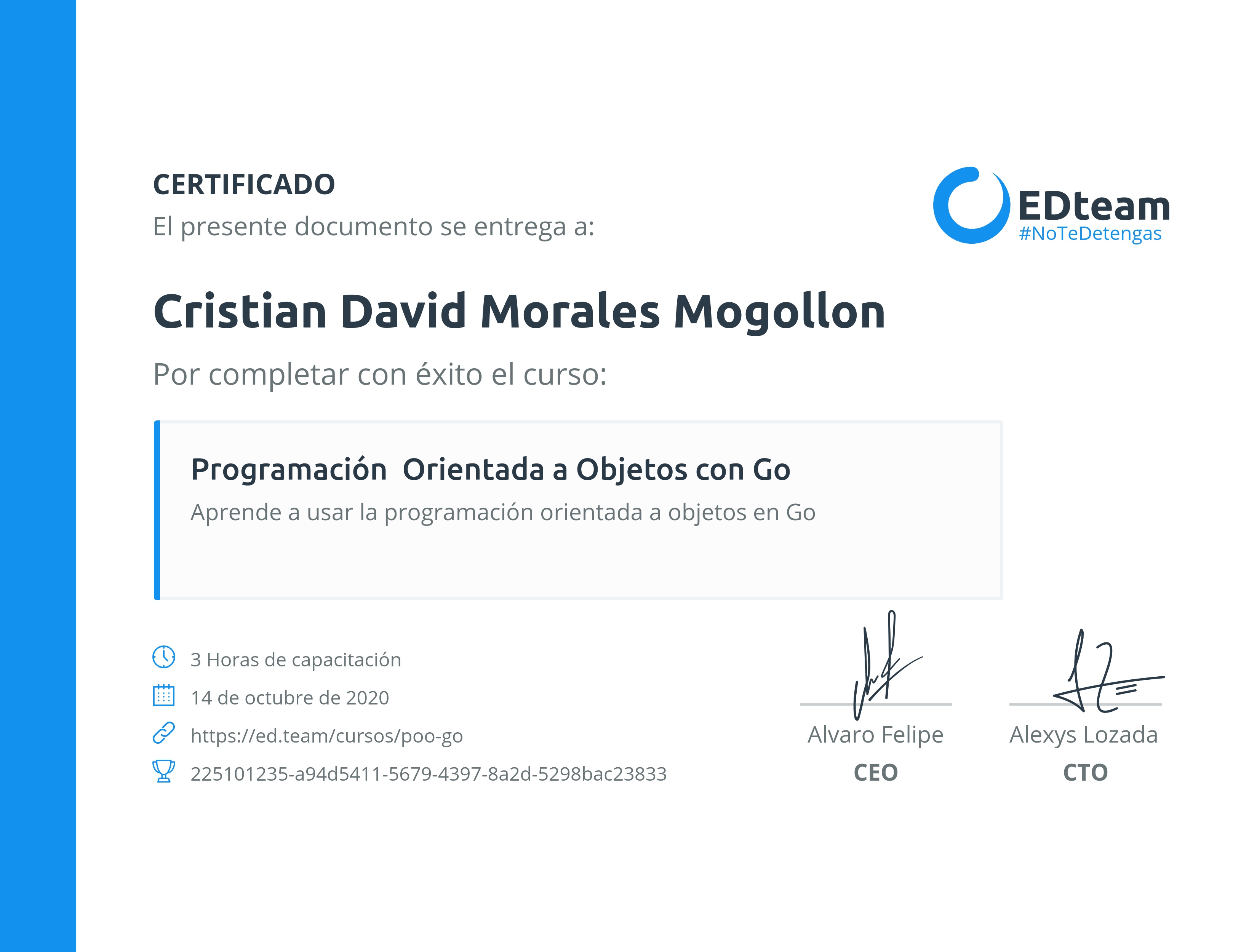 Certificado