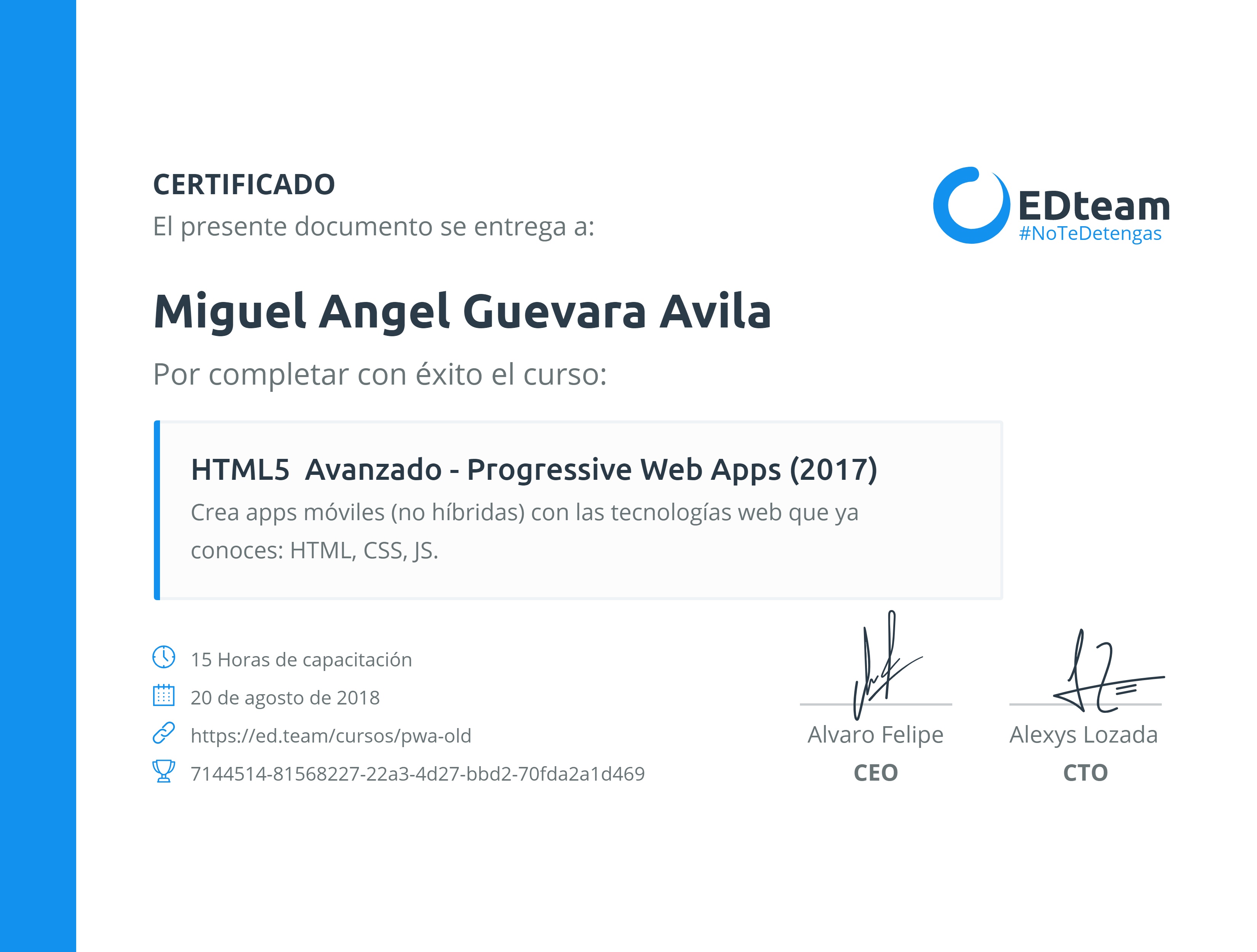 Certificado