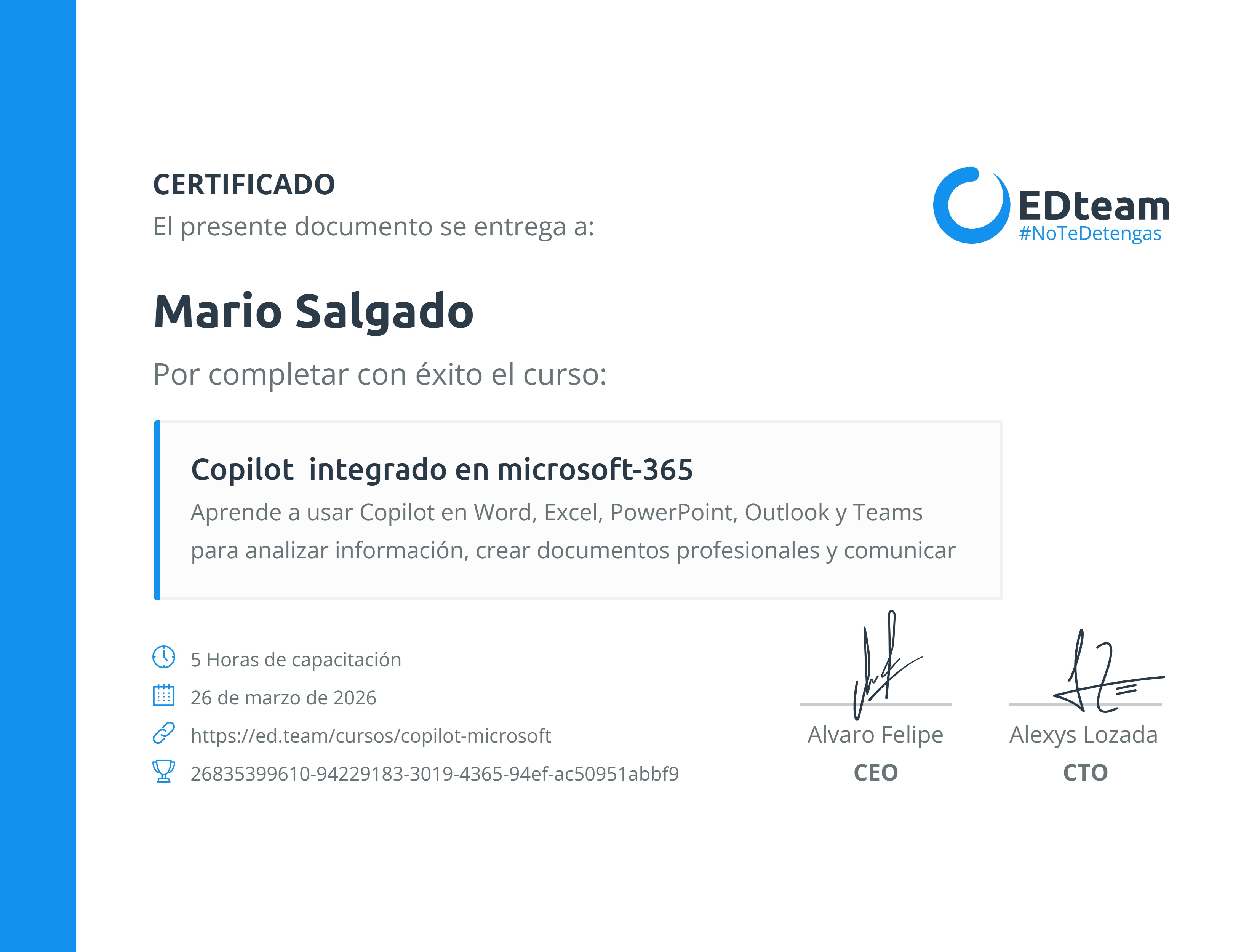 Certificado
