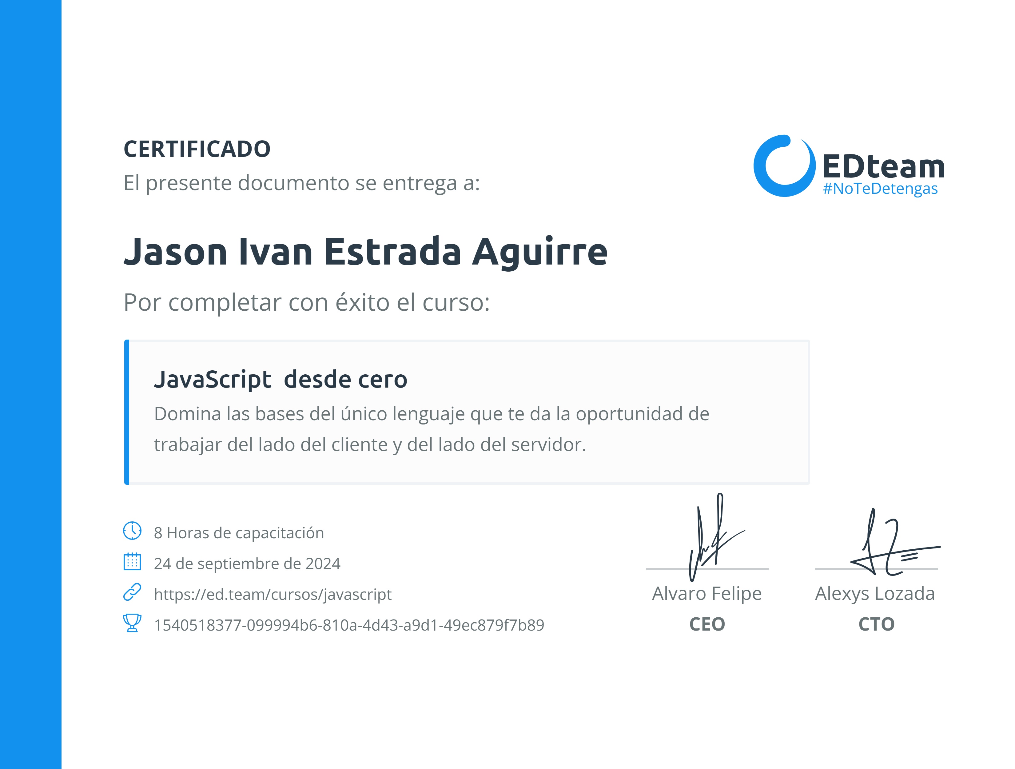 Certificado