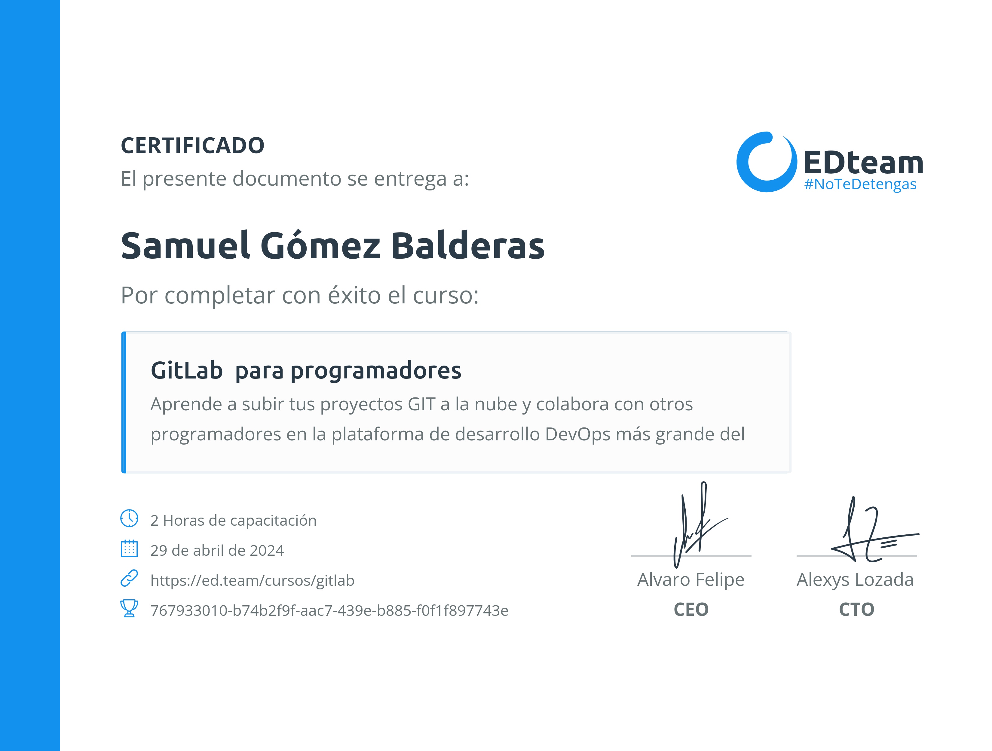 Certificado