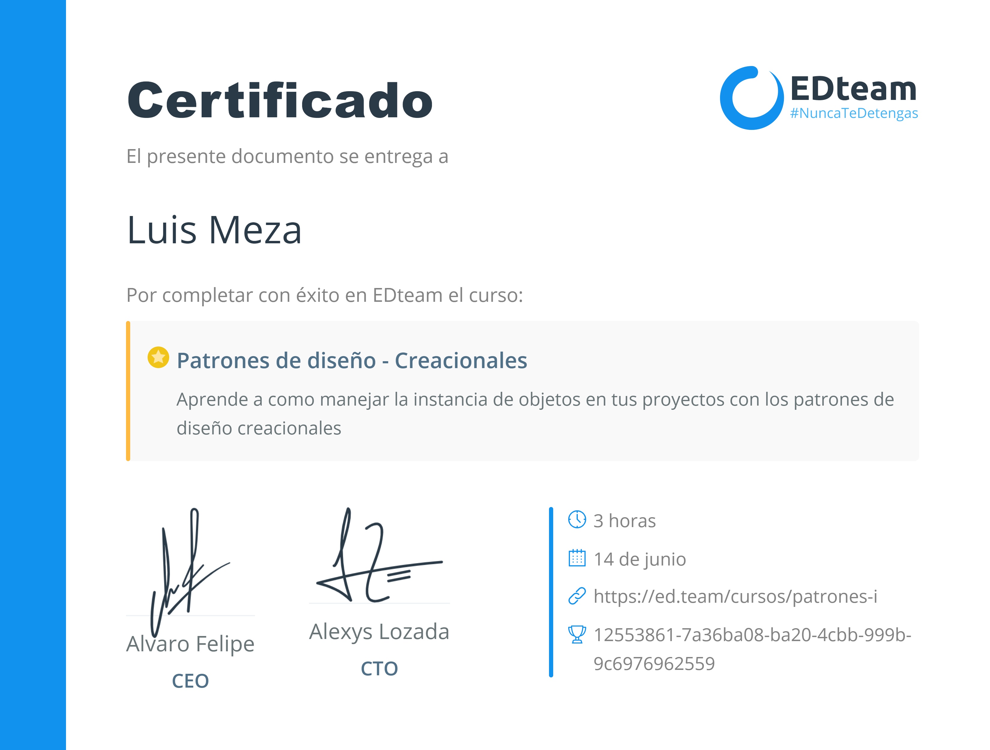 Certificado