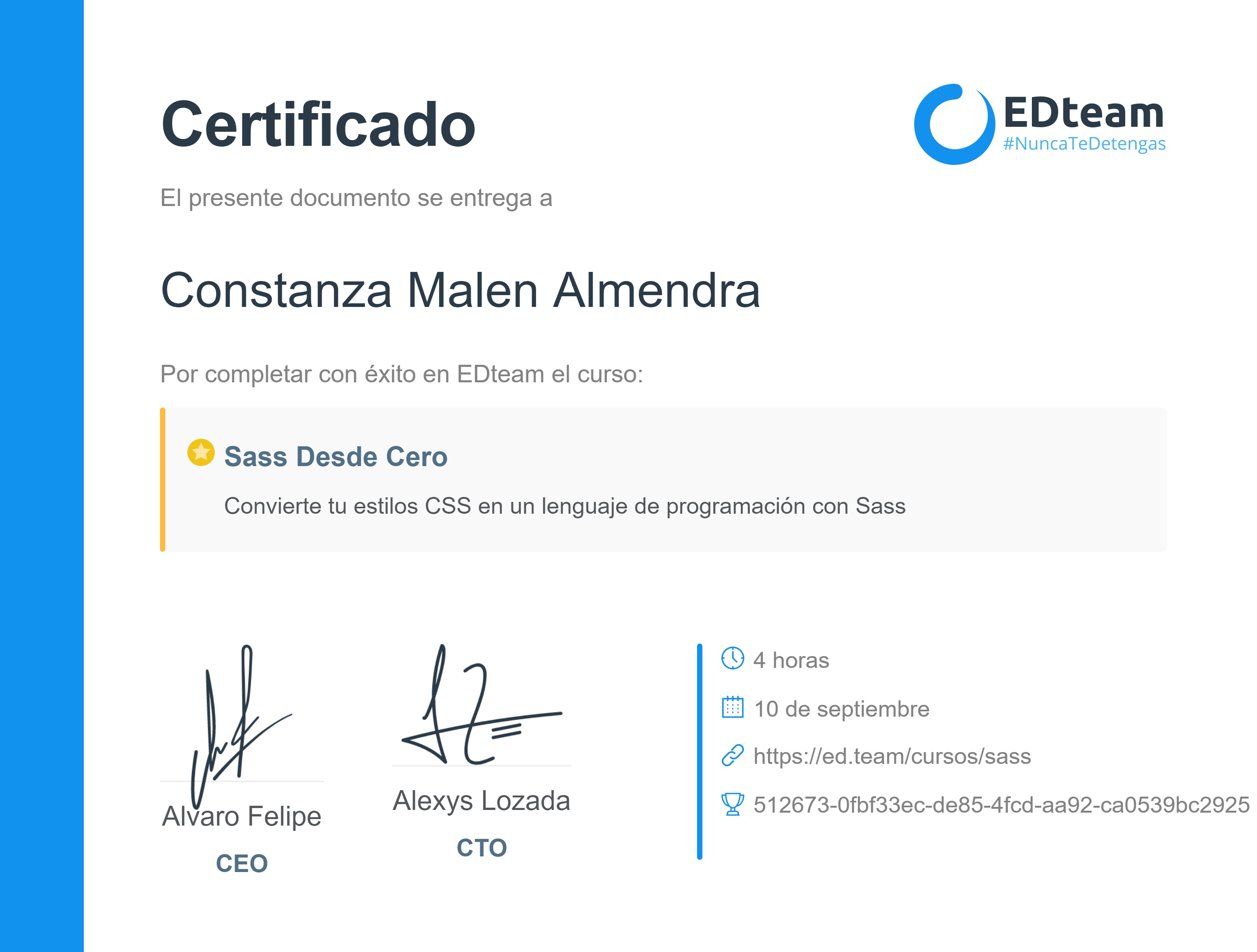Certificado