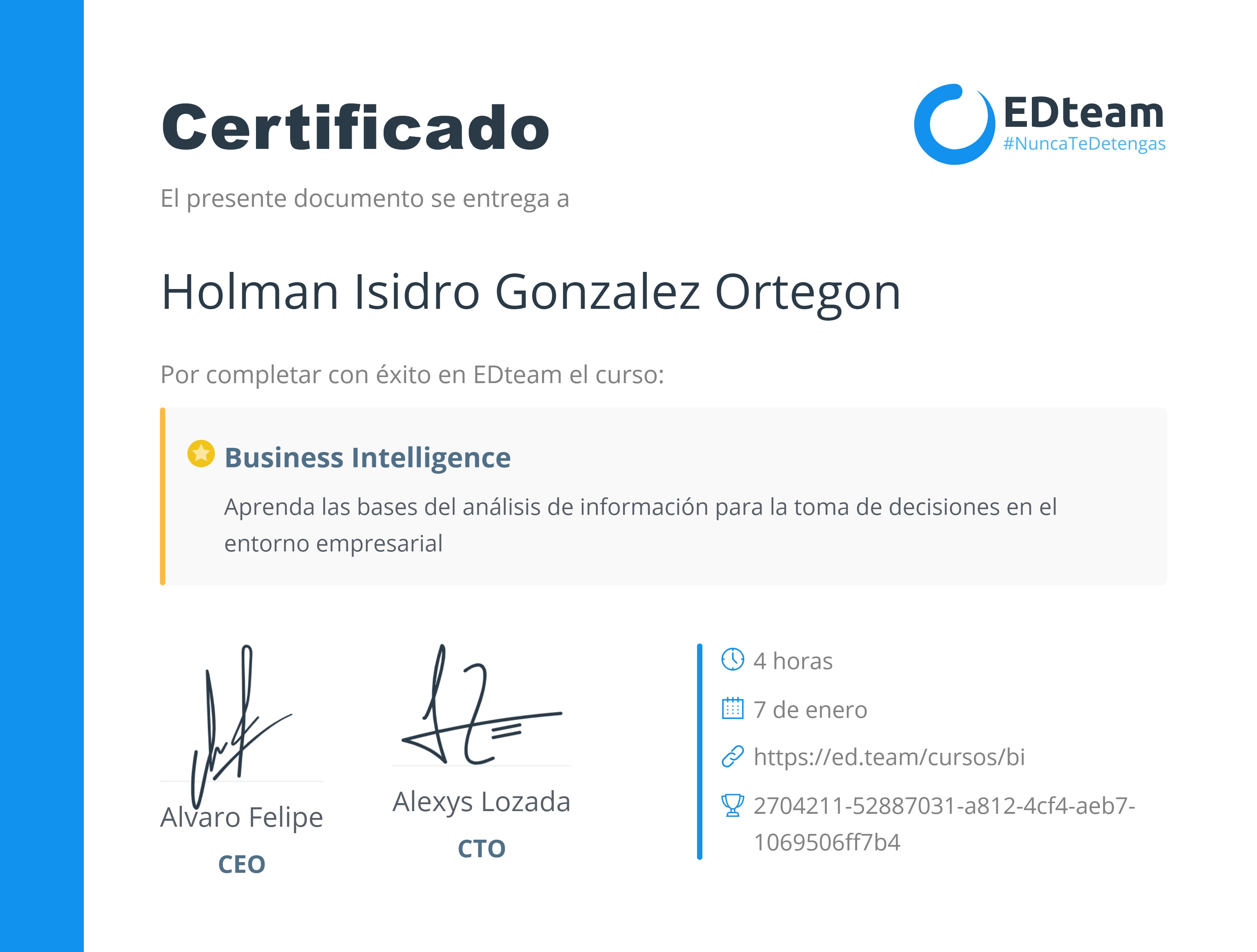 Certificado