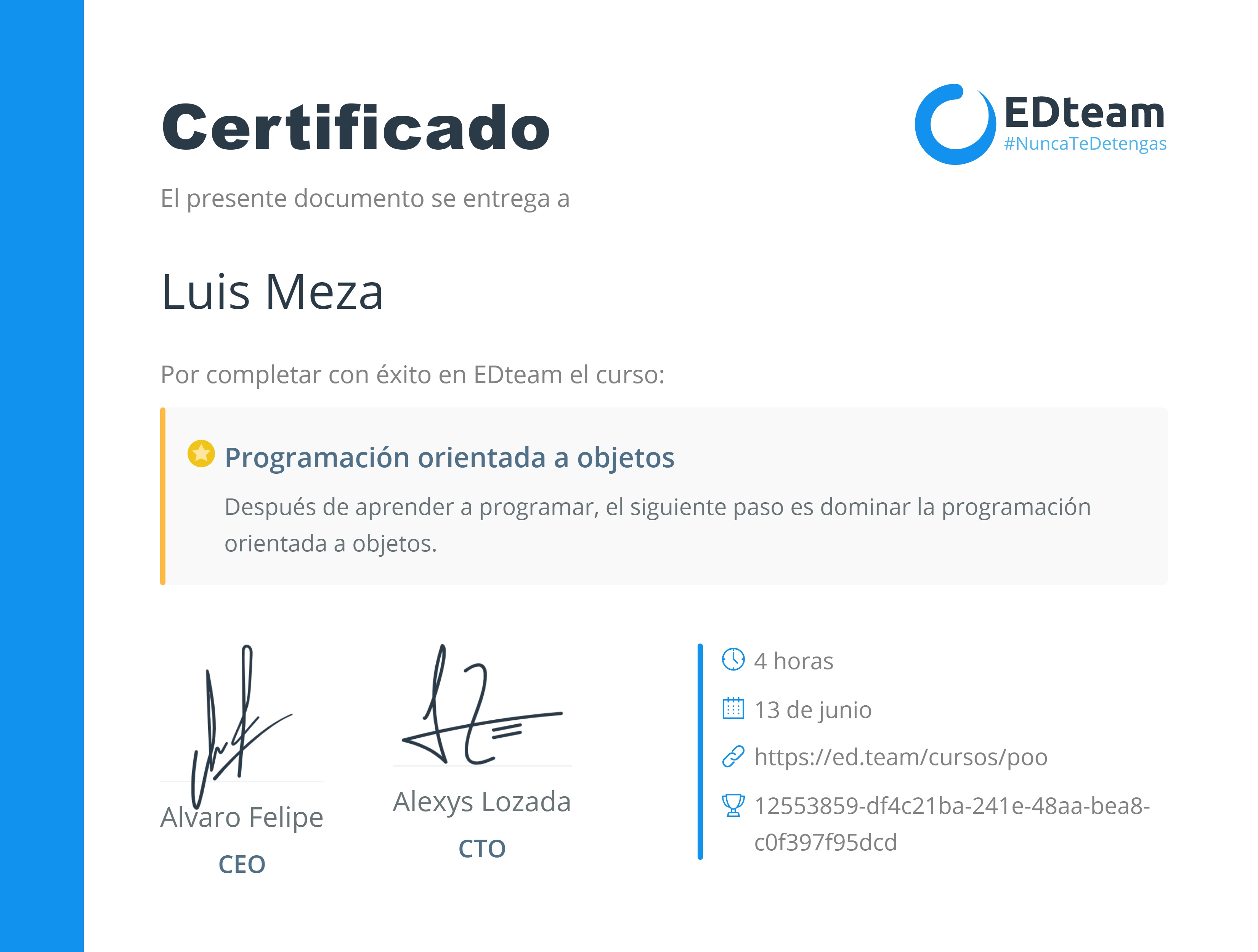 Certificado
