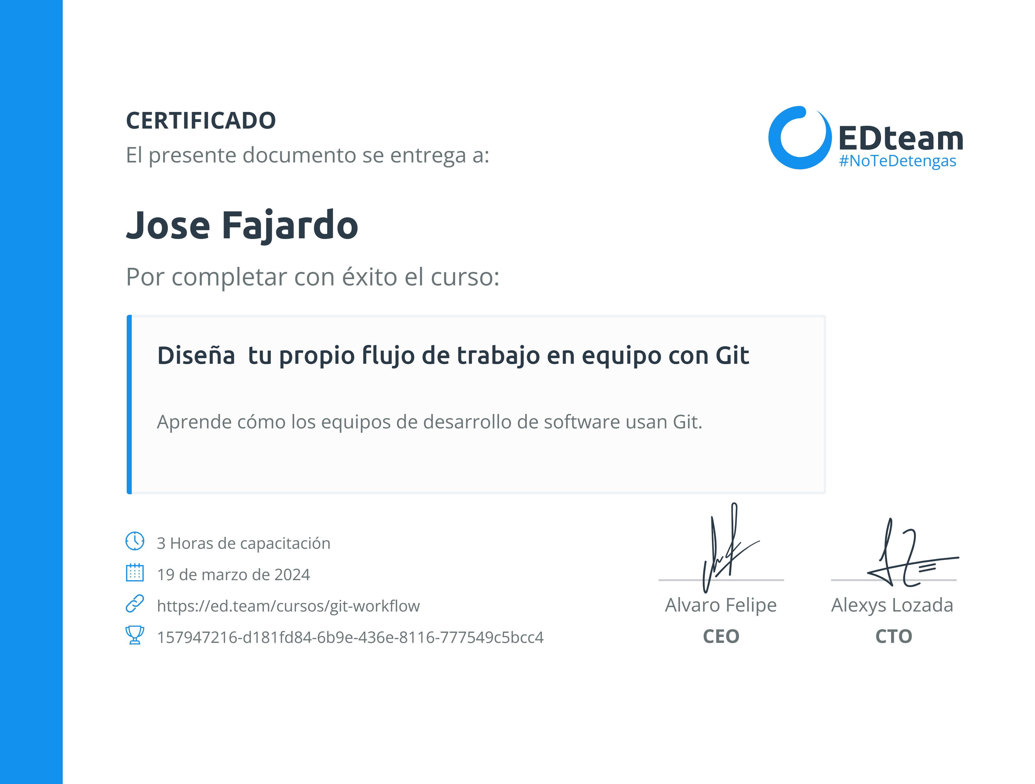Certificado