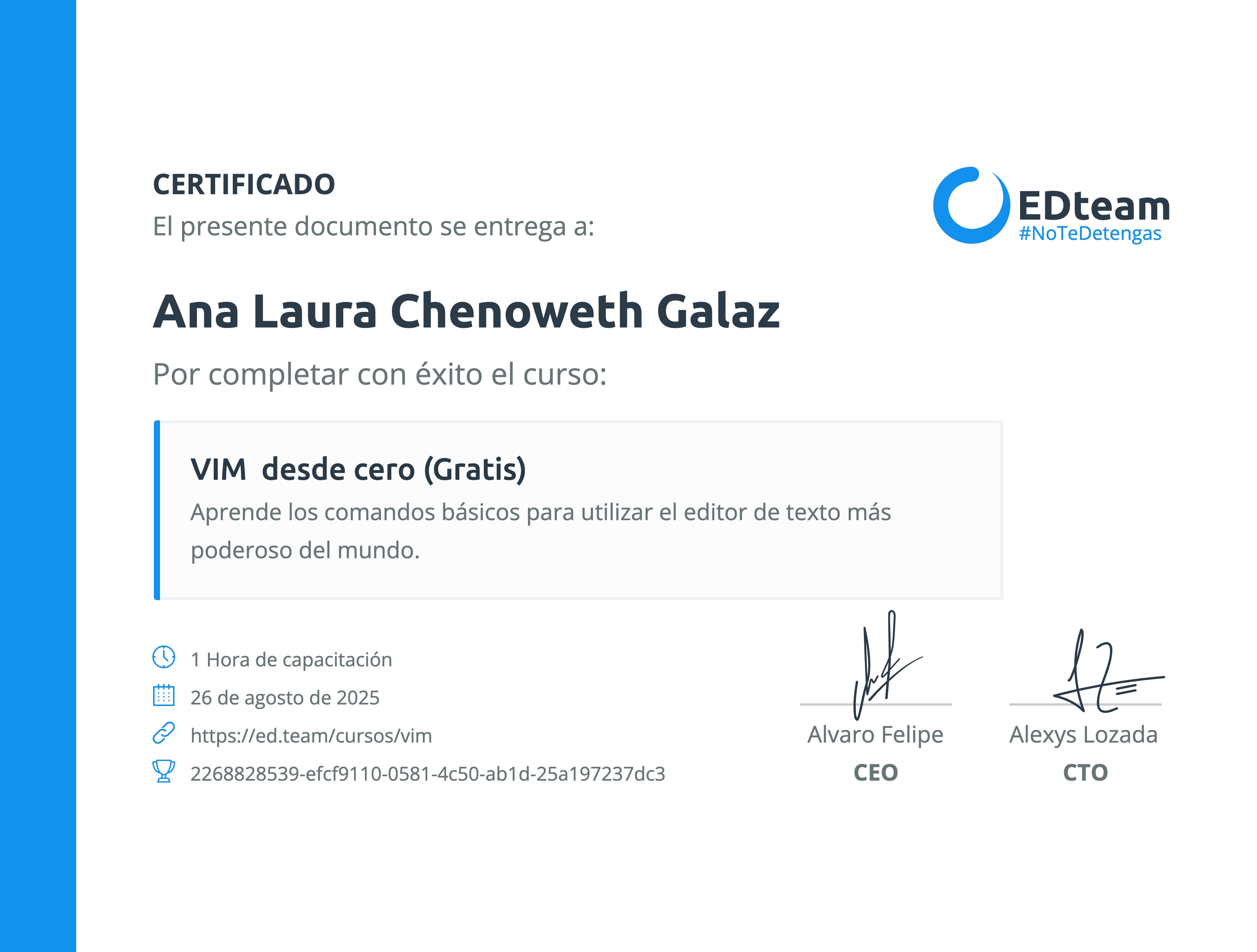 Certificado