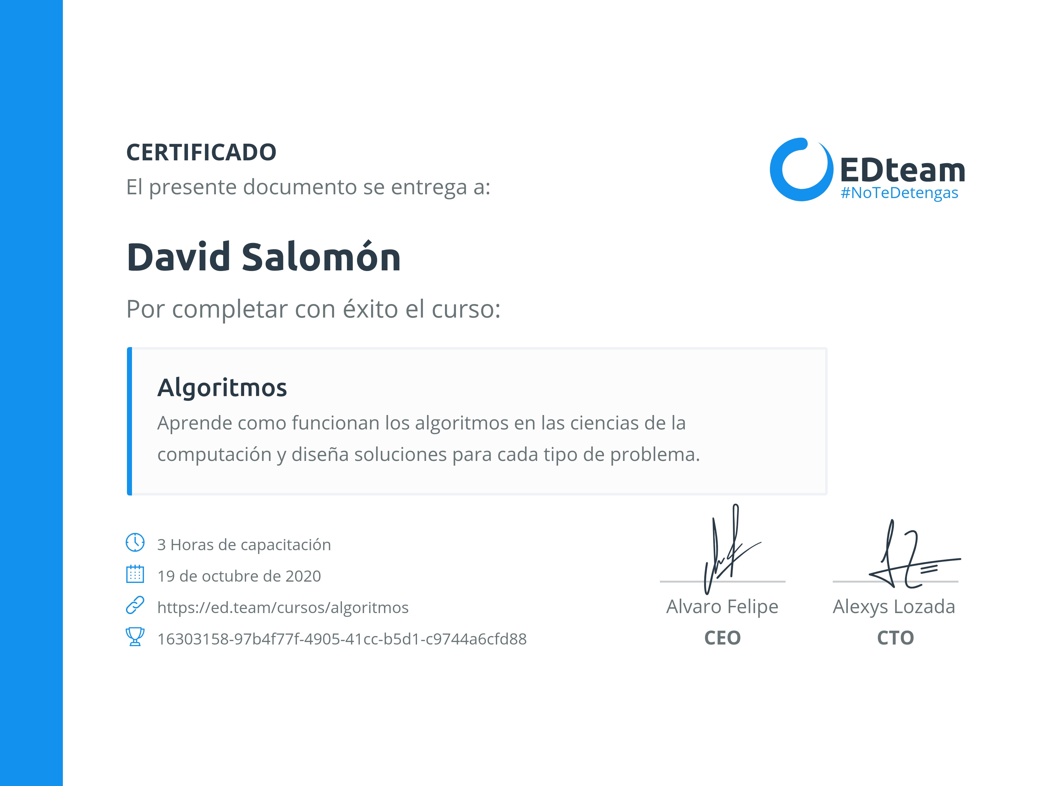 Certificado