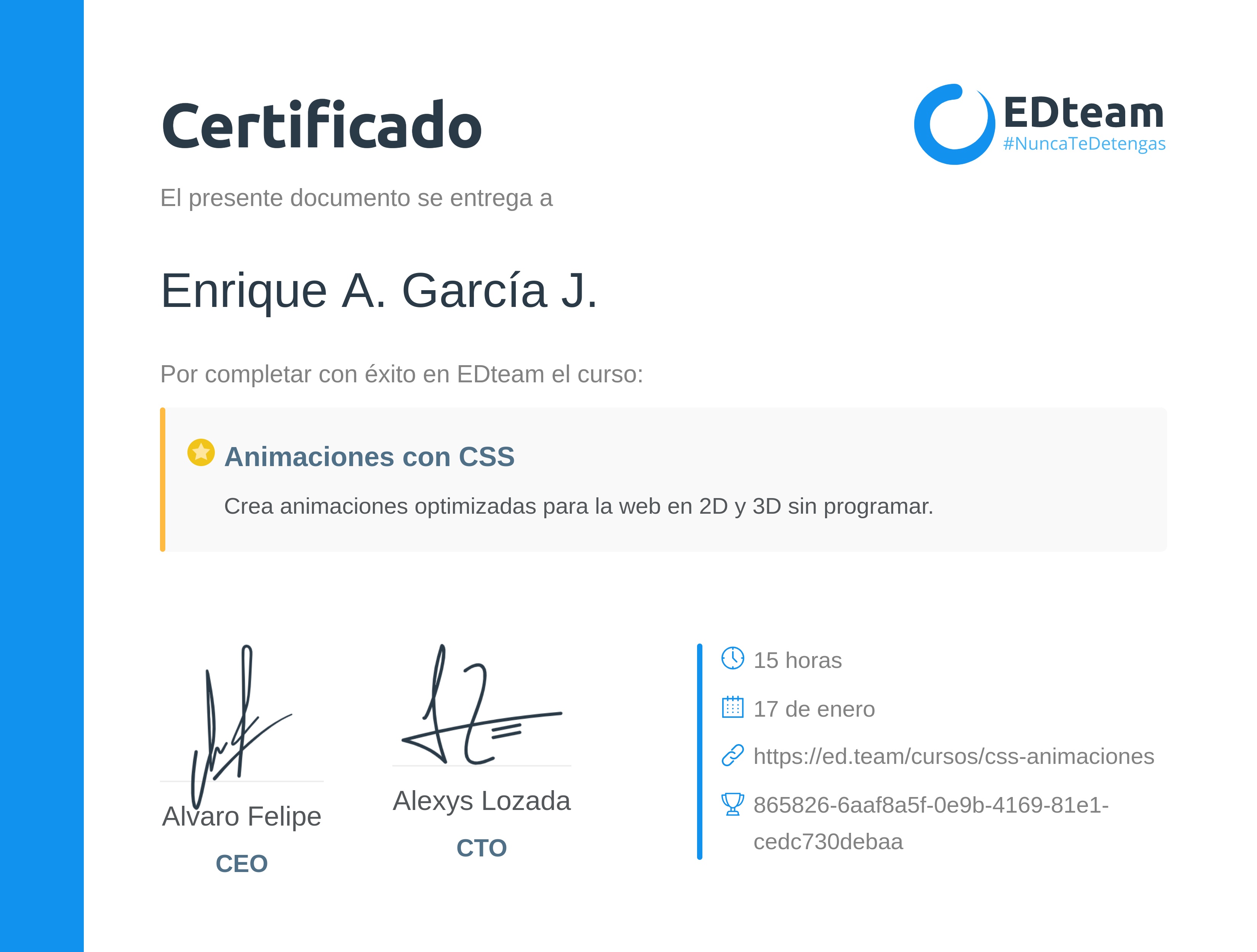 Certificado