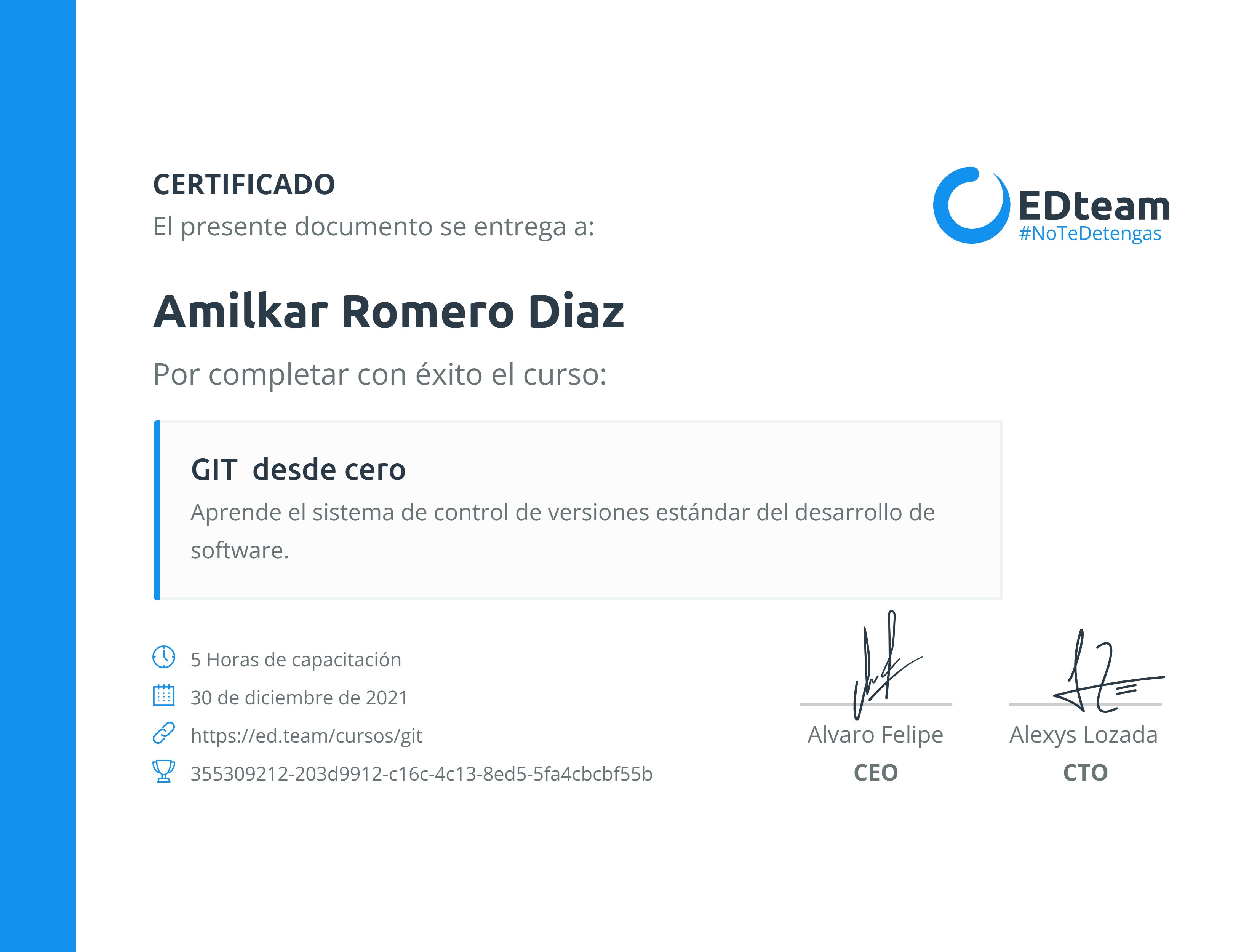 Certificado