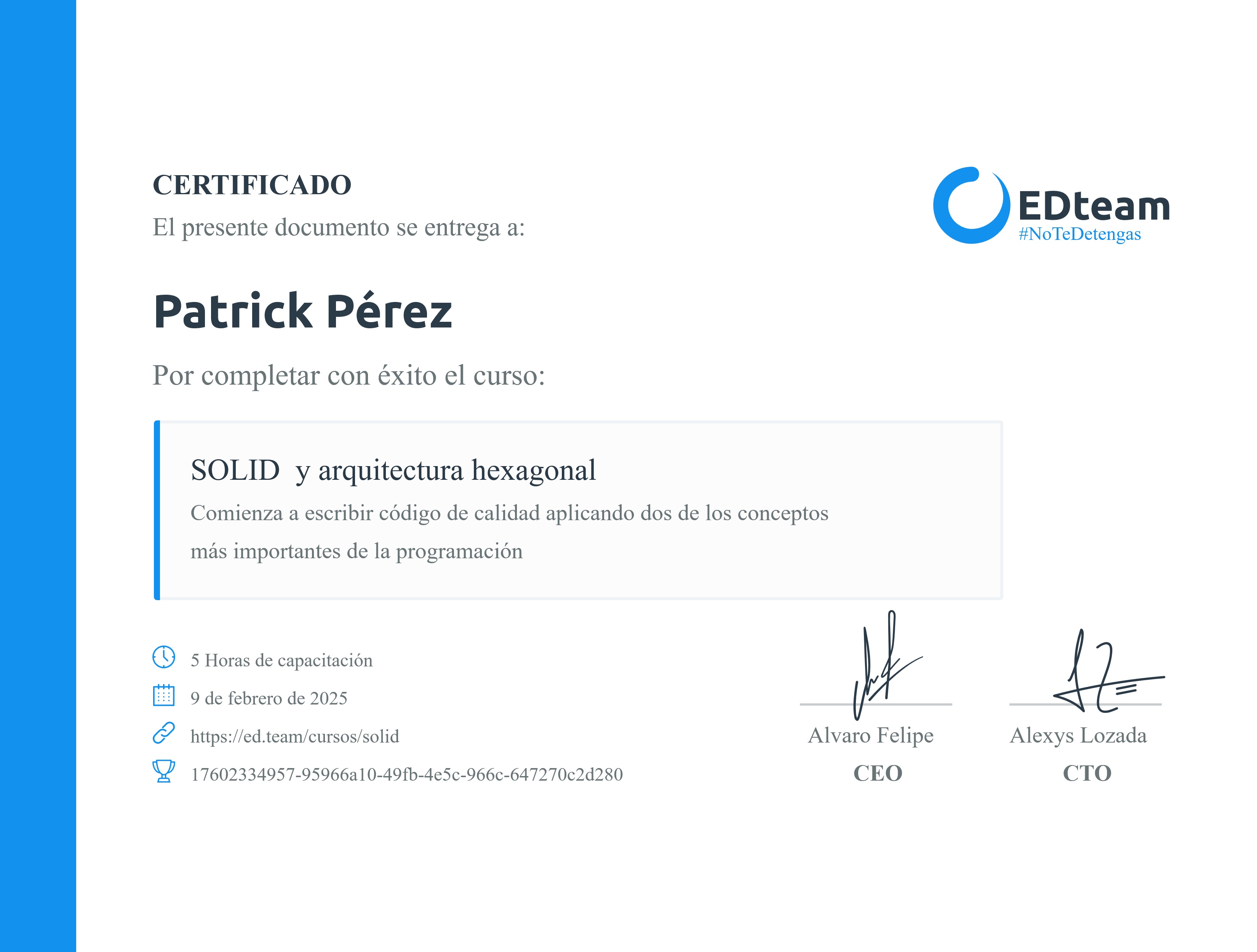 Certificado