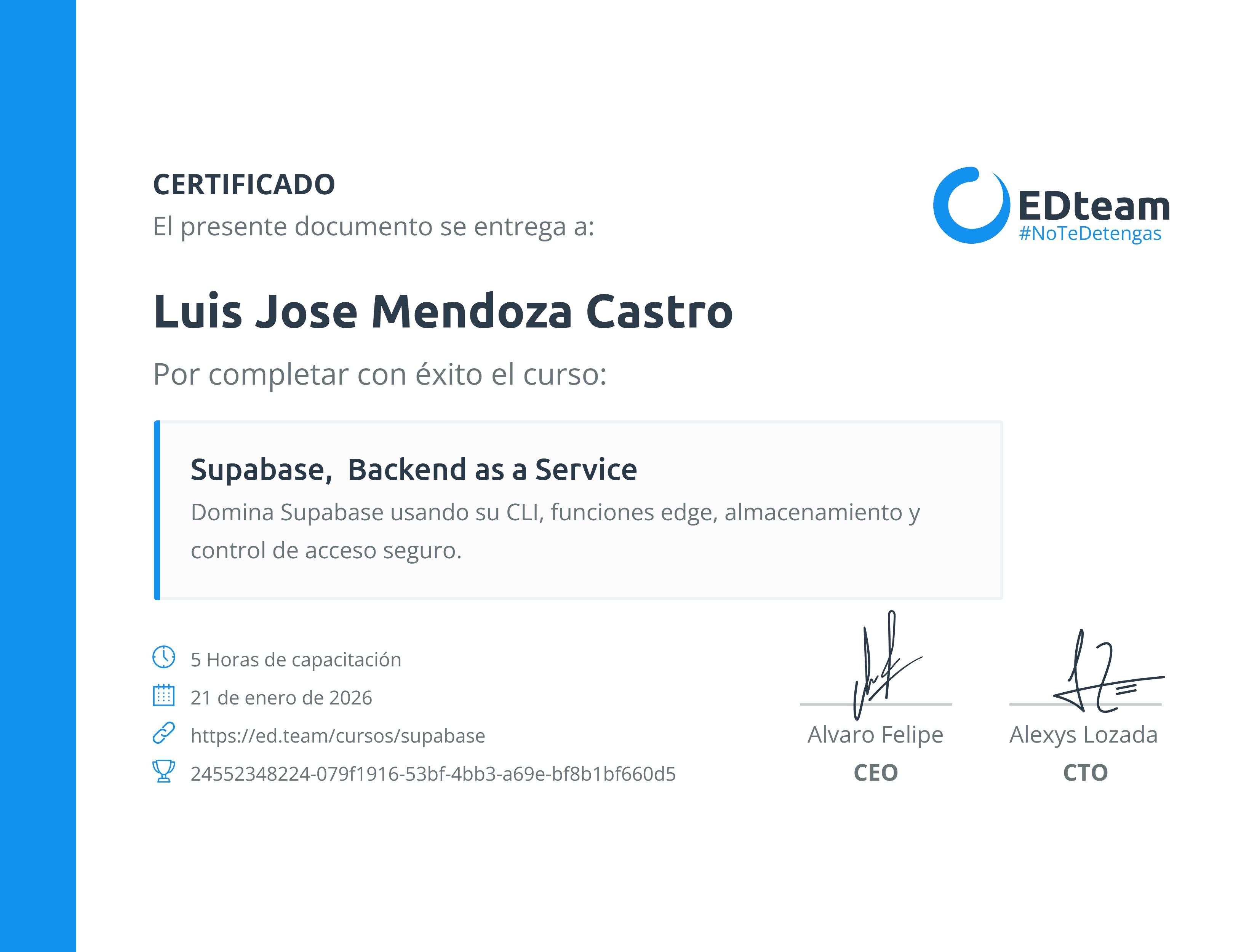 Certificado