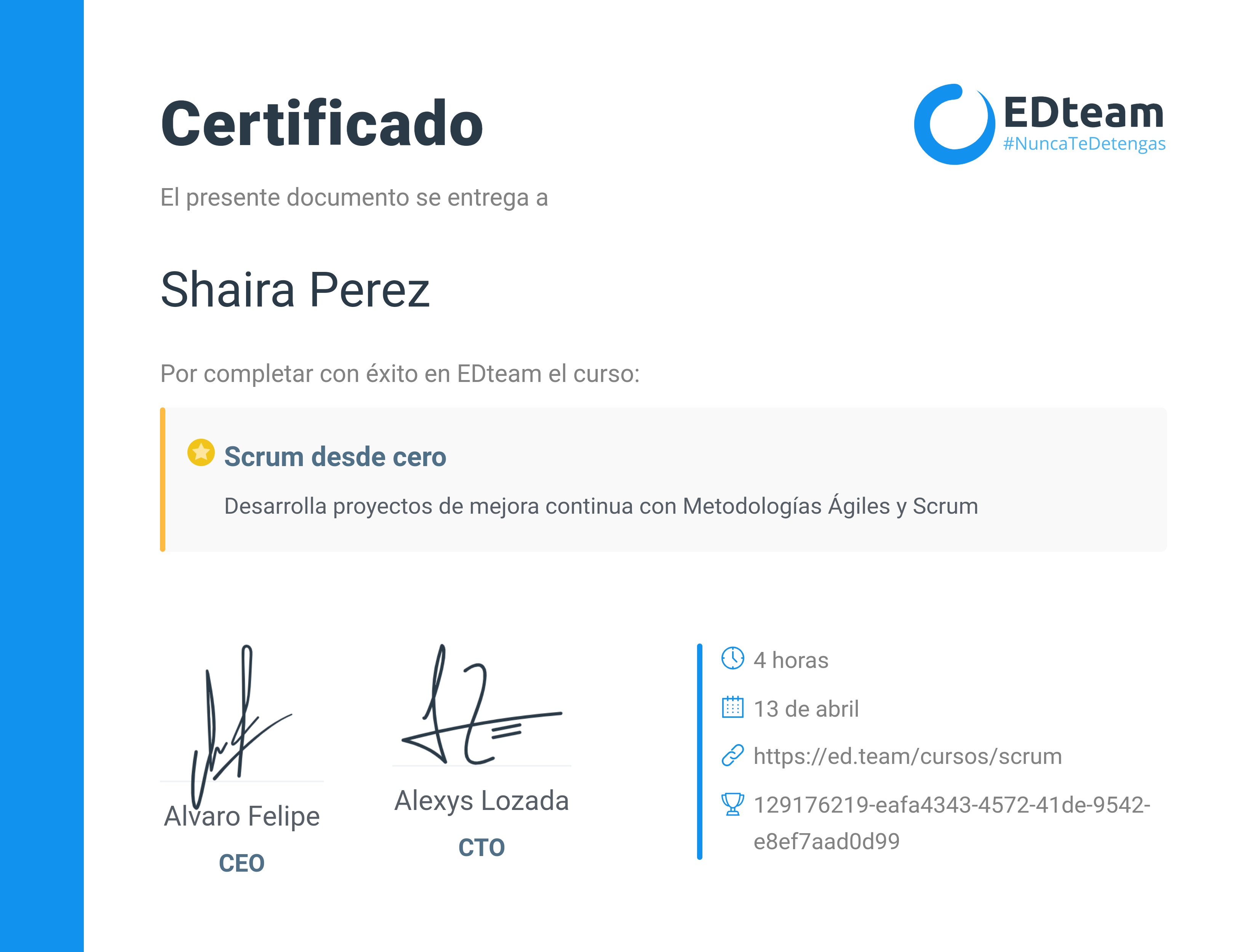 Certificado