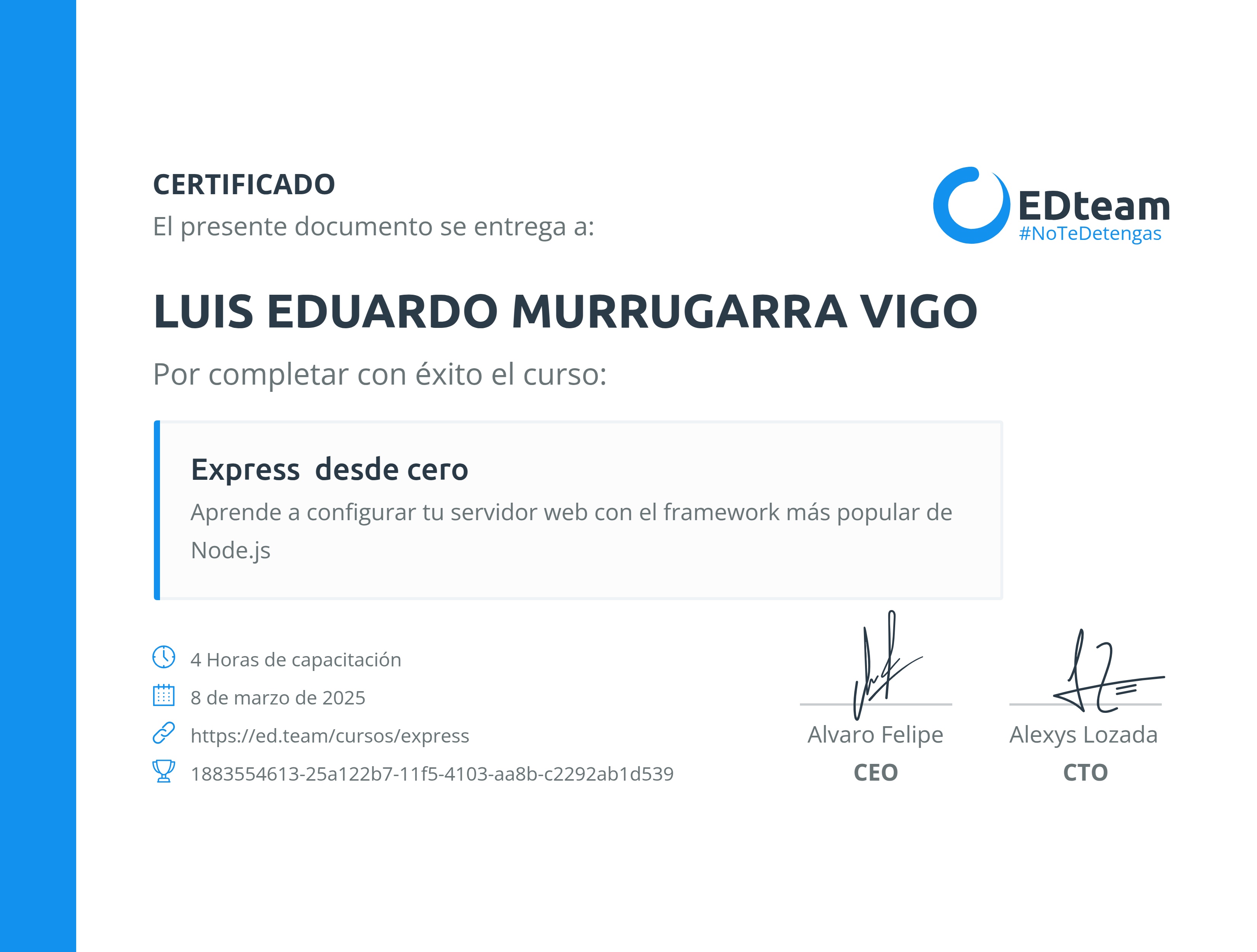 Certificado