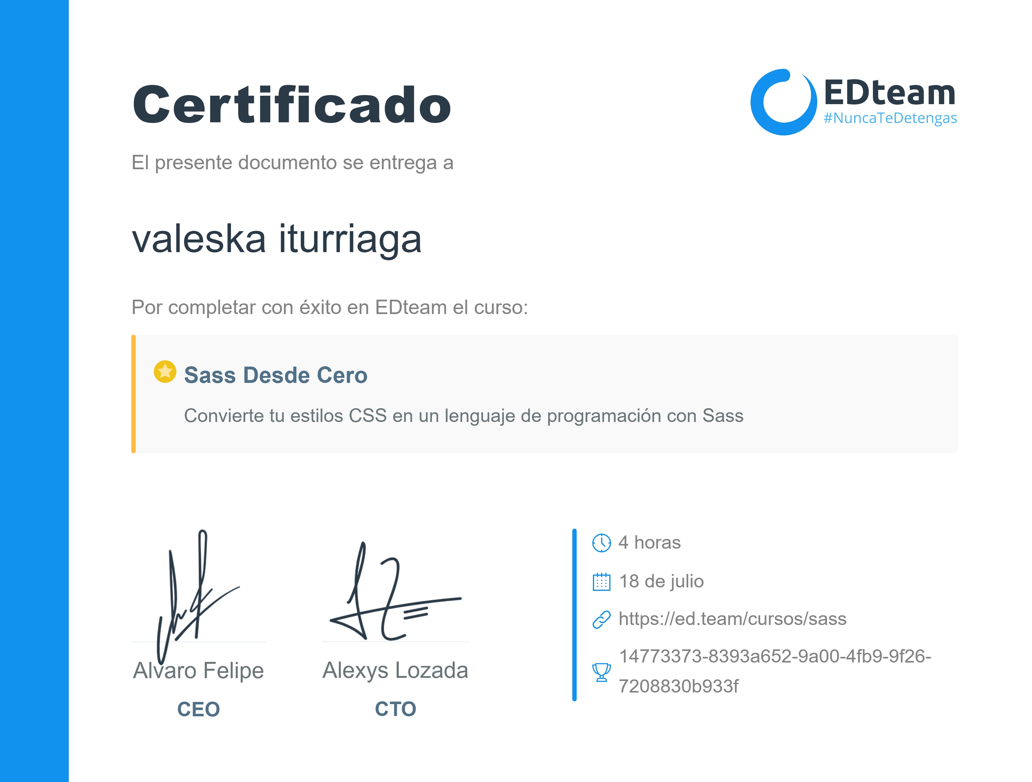 Certificado