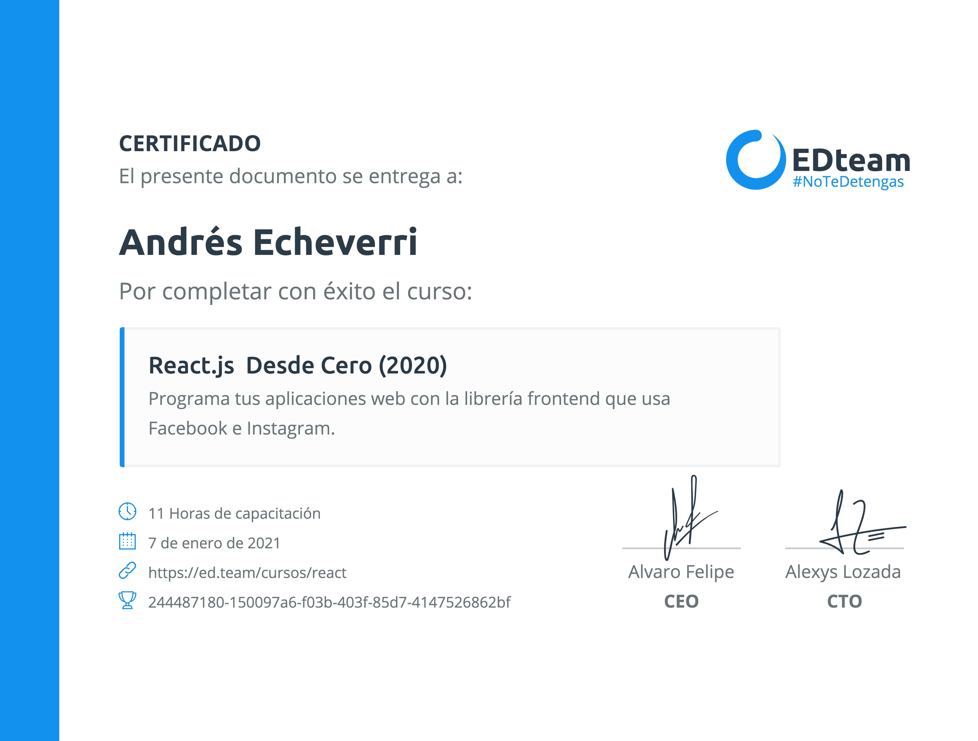 Certificado
