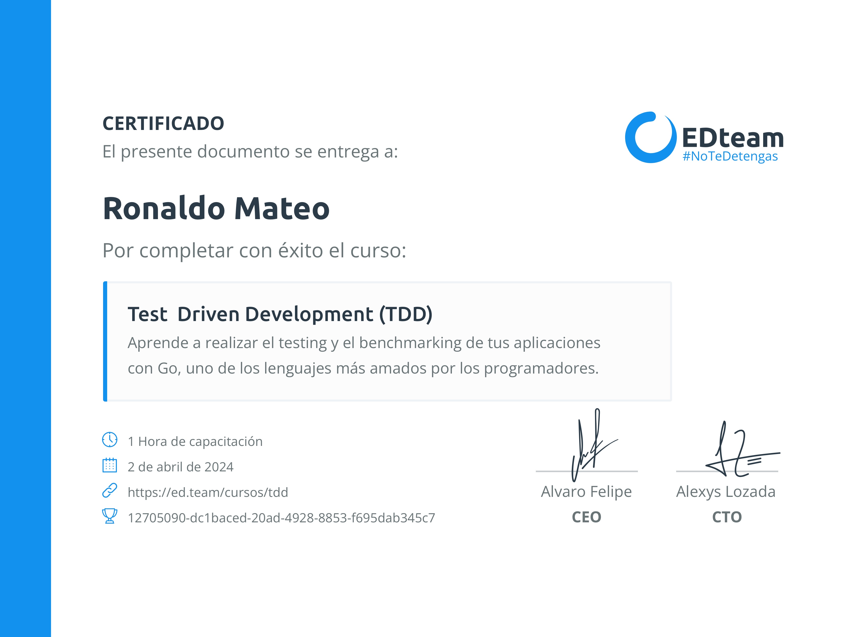 Certificado