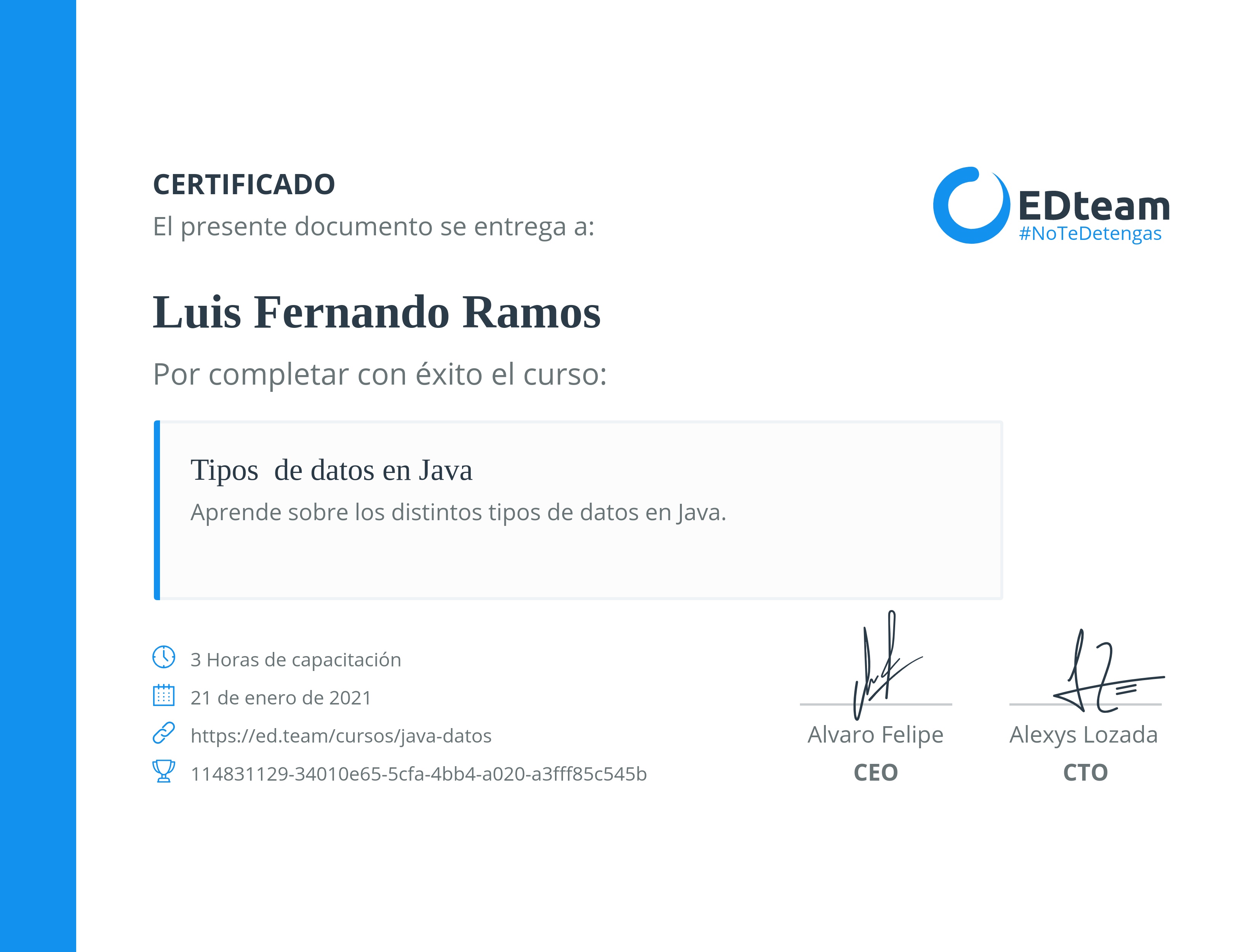 Certificado