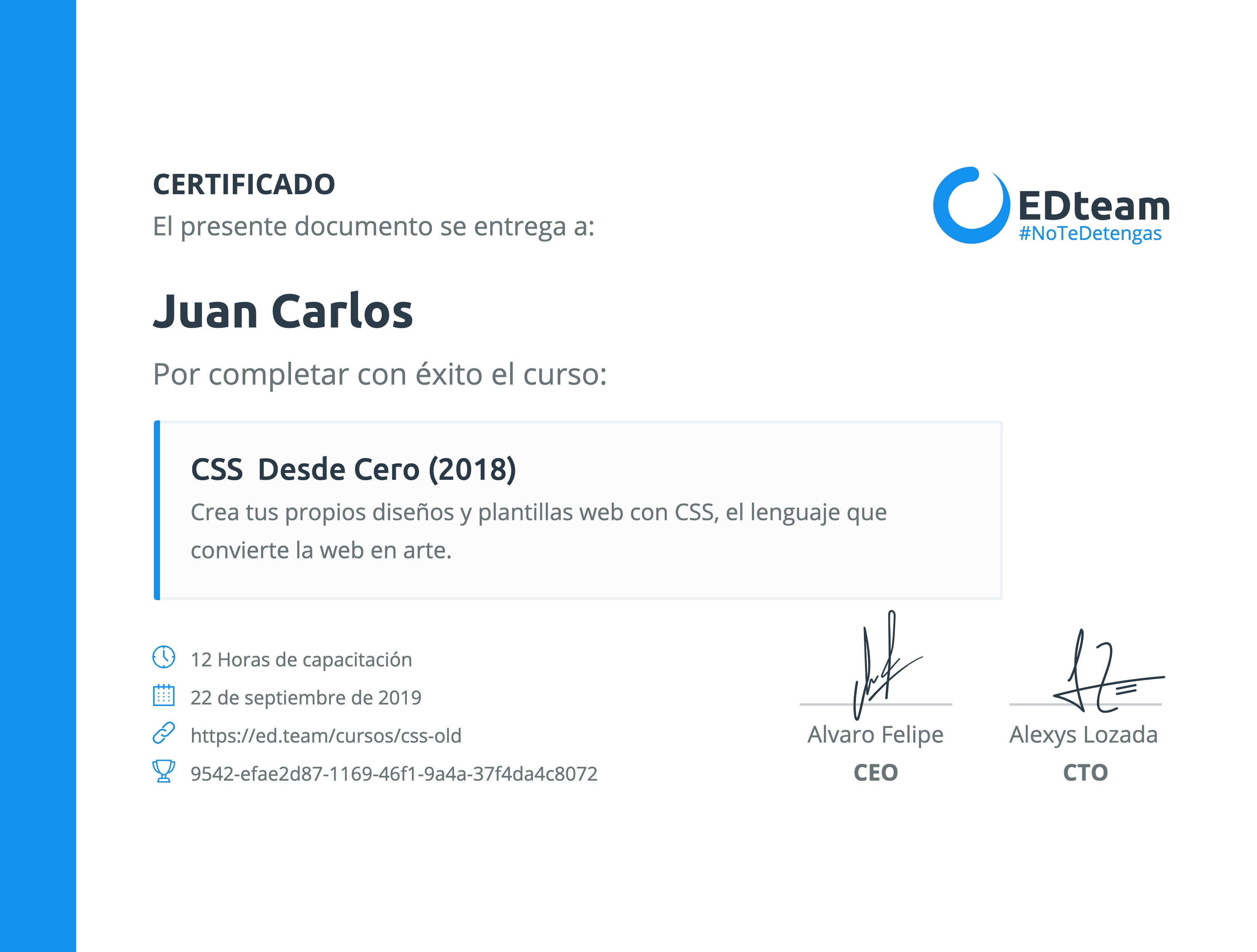 Certificado