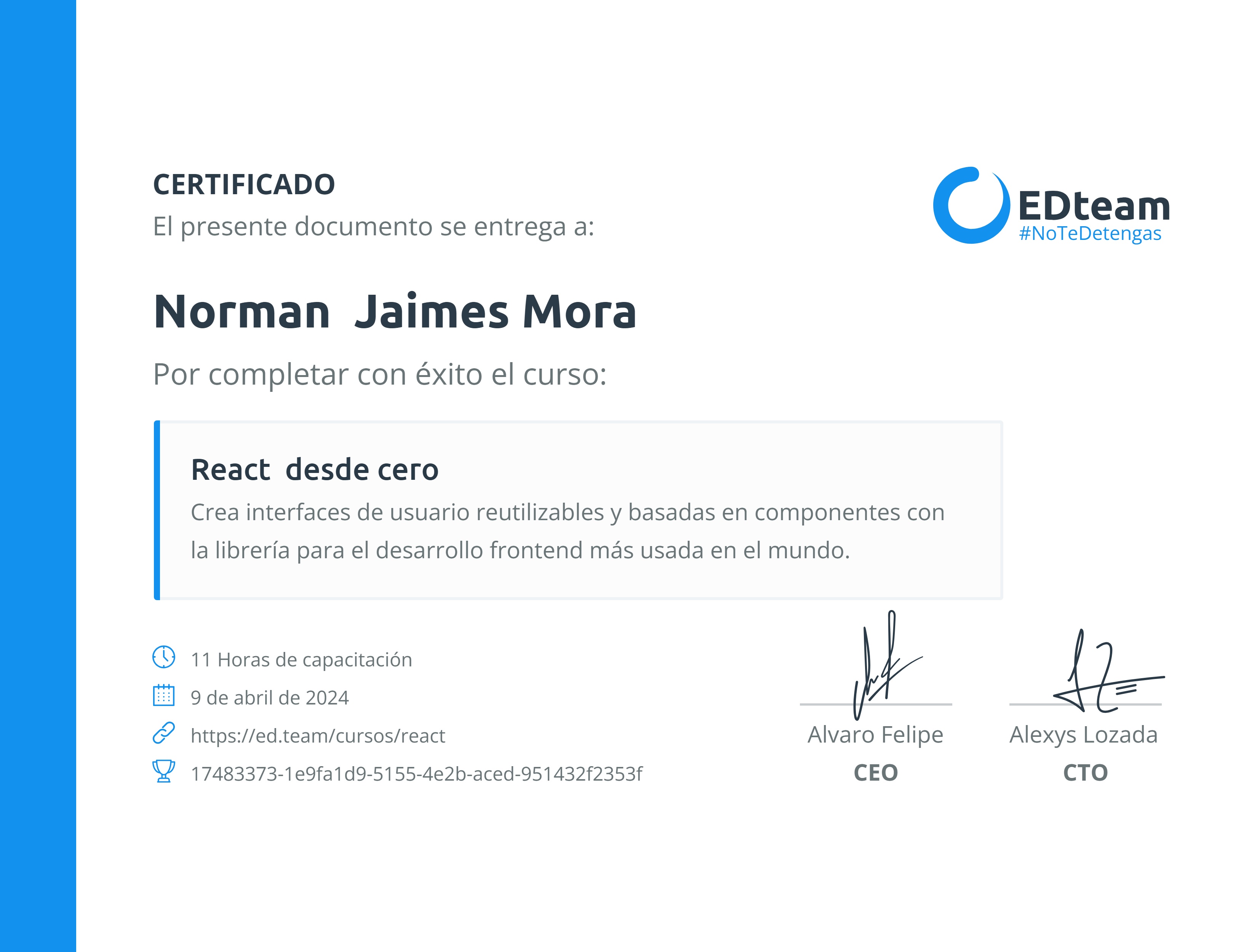 Certificado