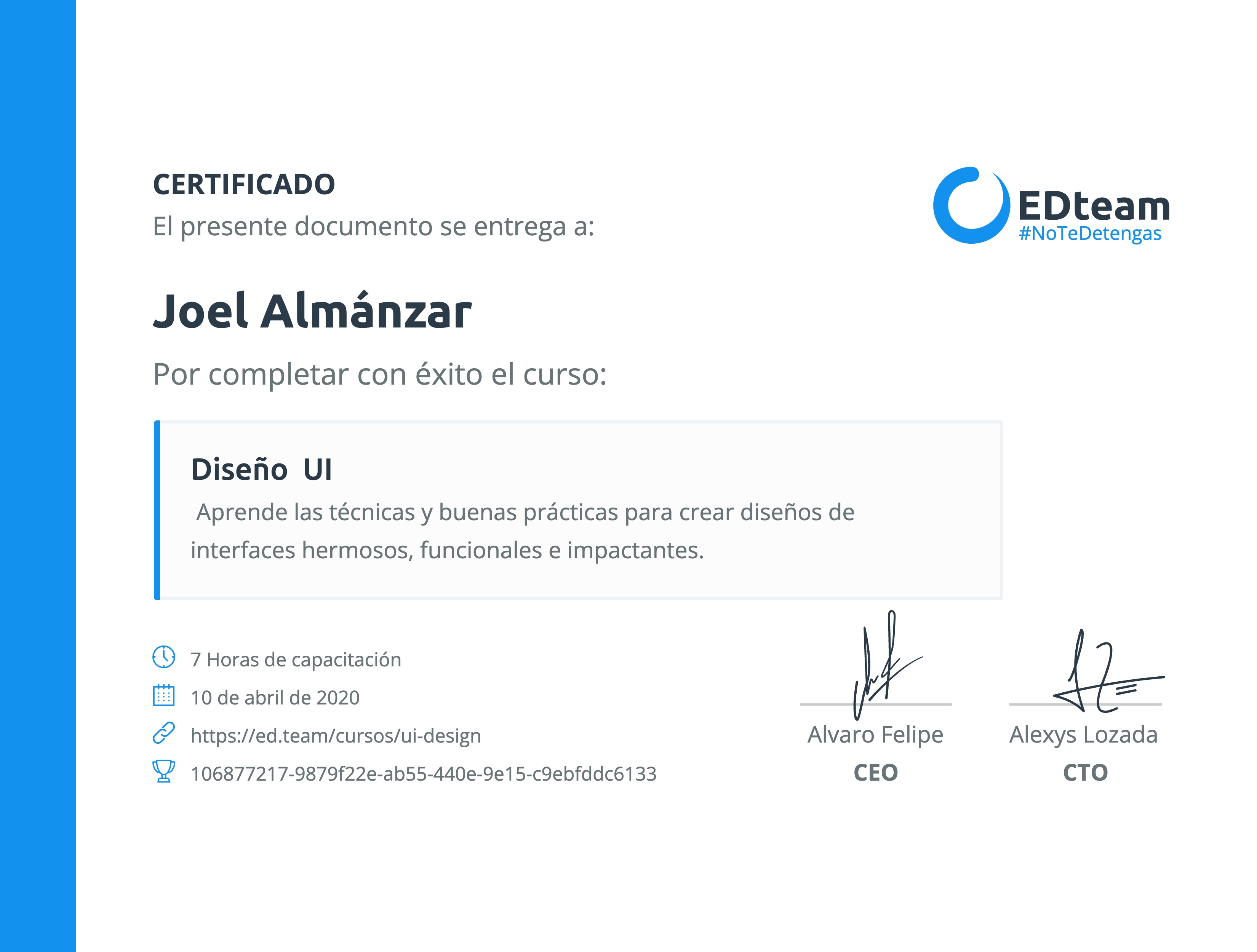 Certificado
