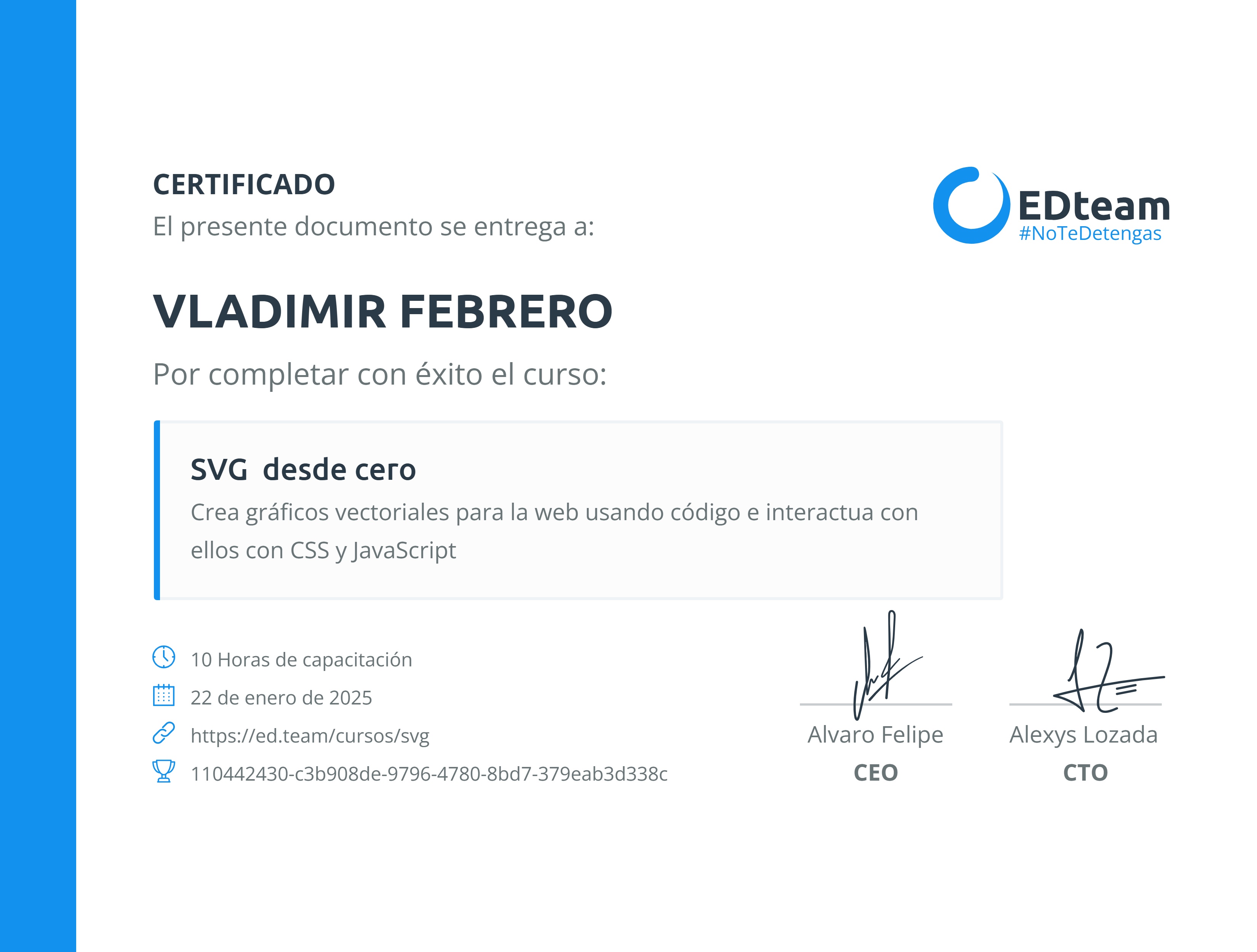 Certificado