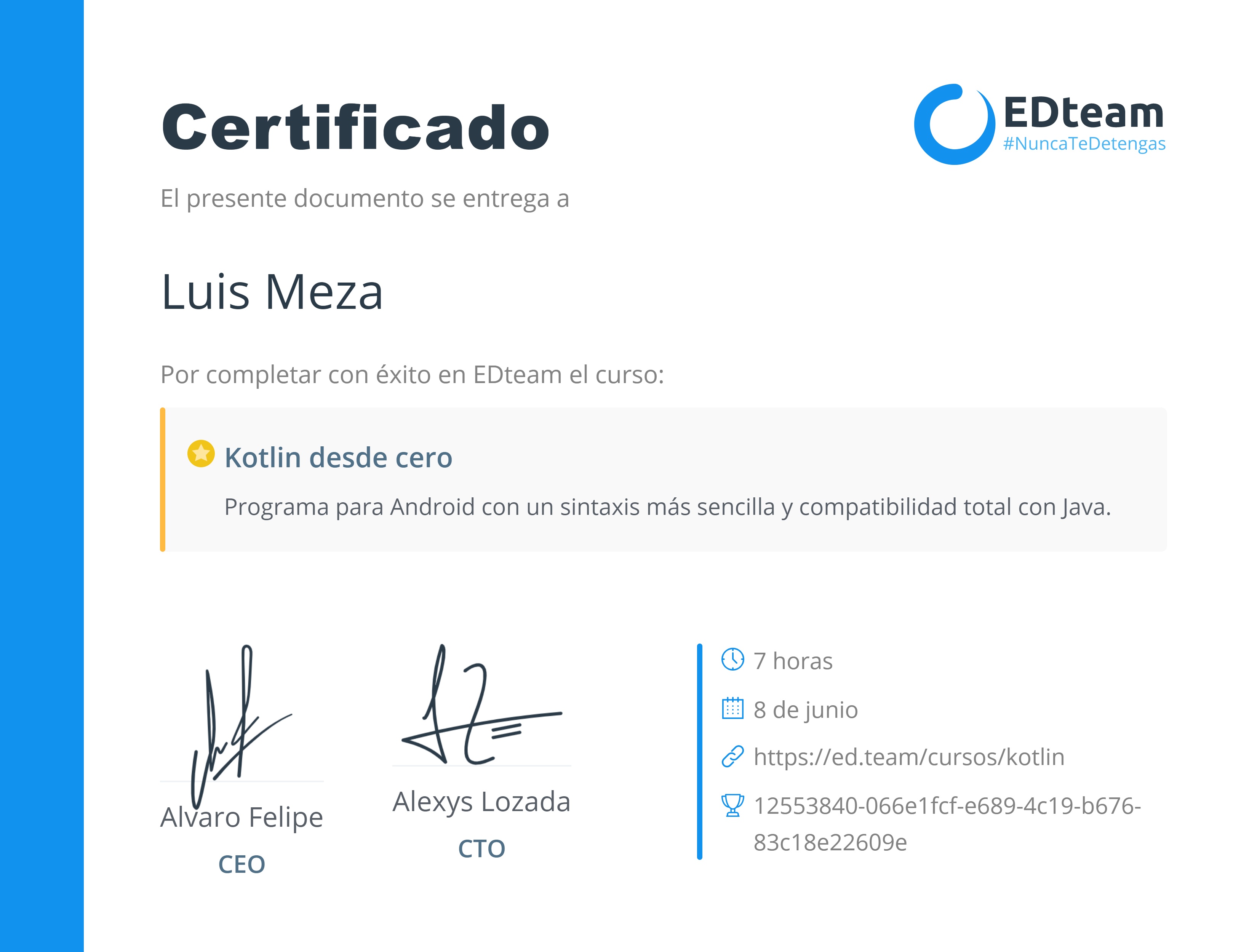 Certificado