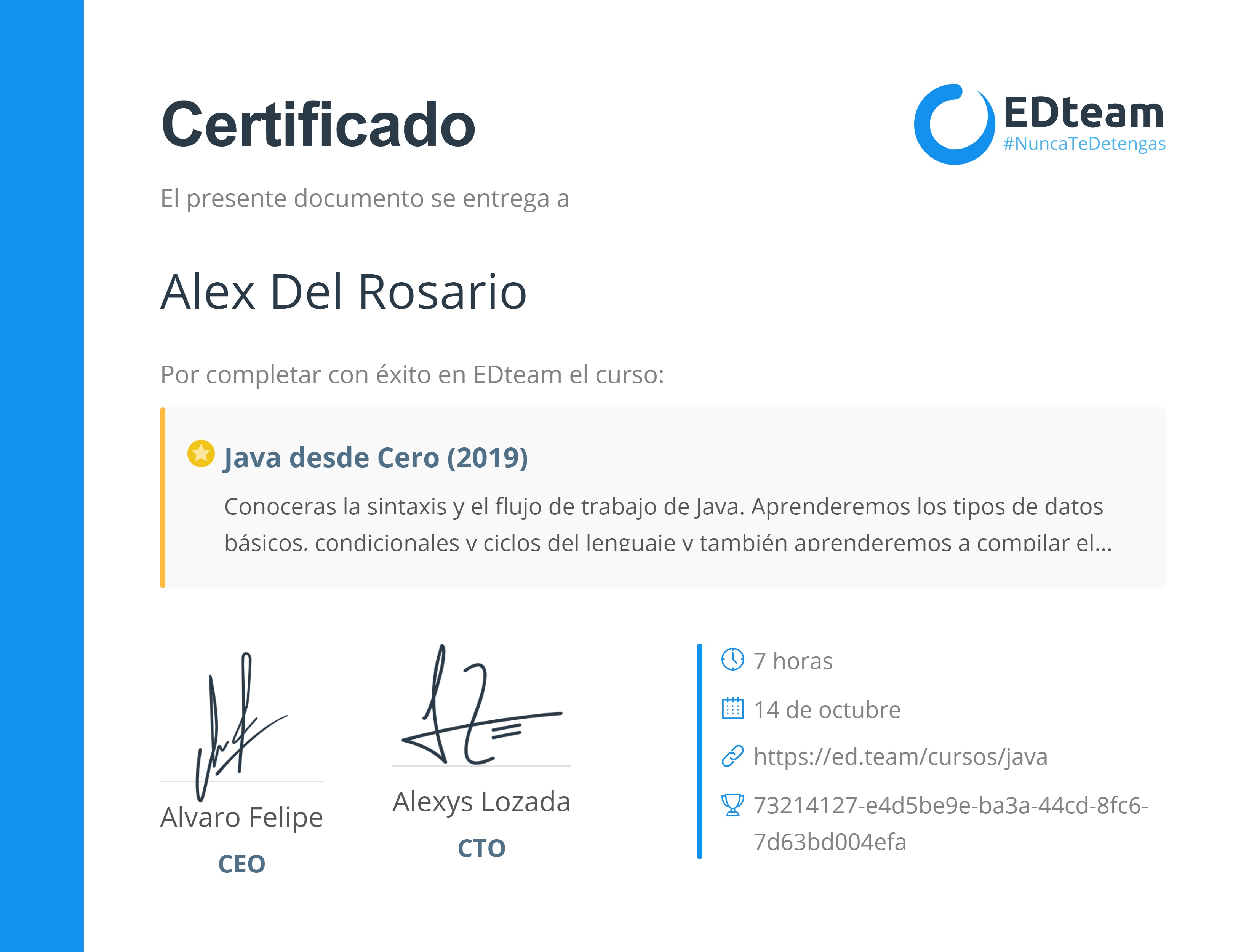 Certificado