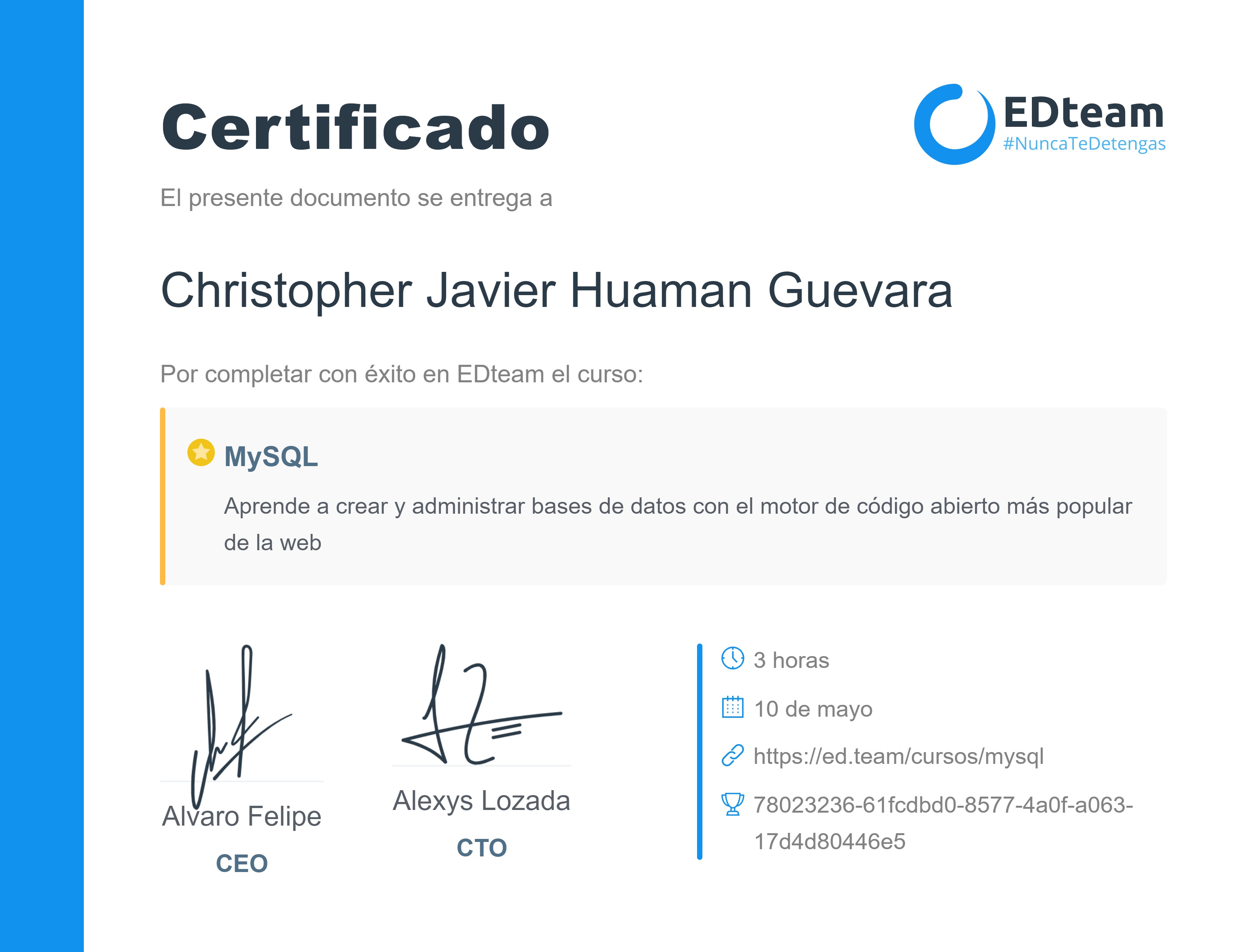 Certificado