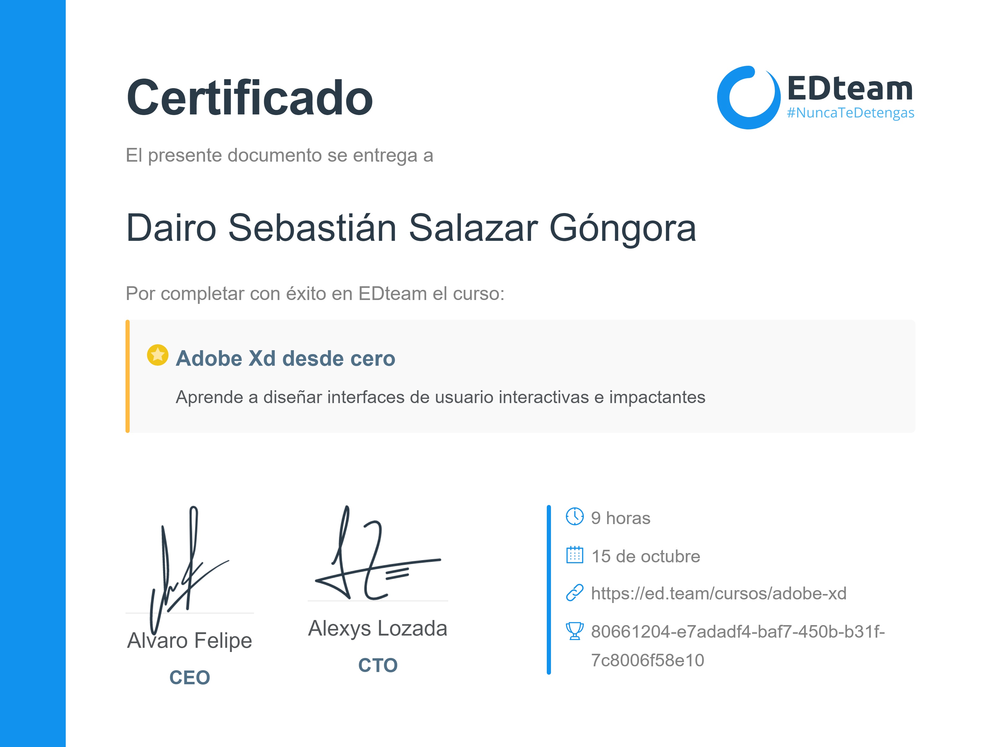 Certificado