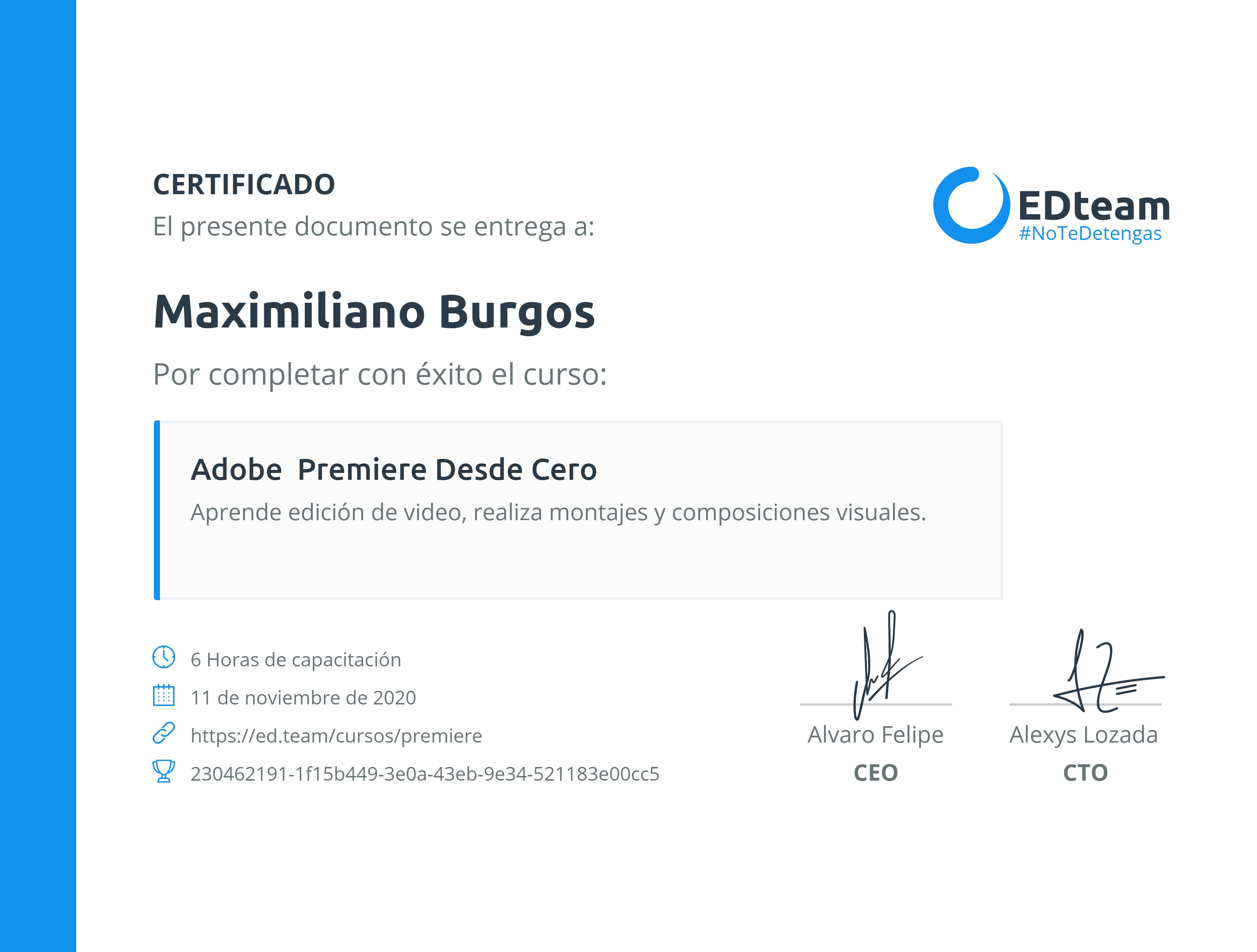 Certificado