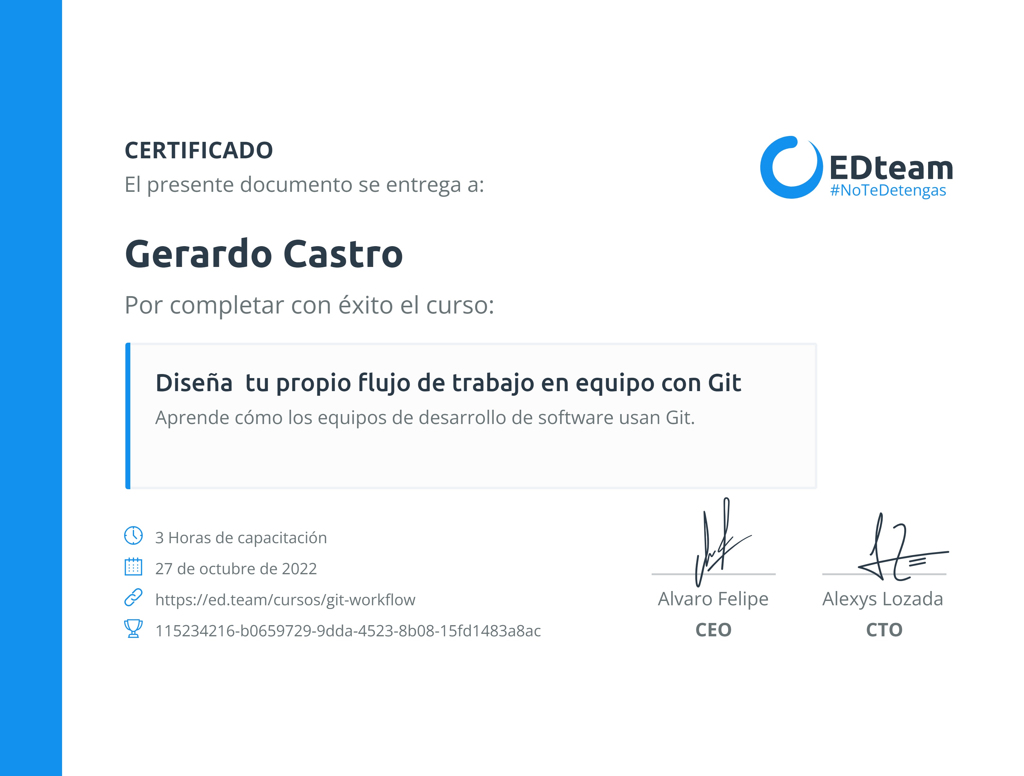 Certificado