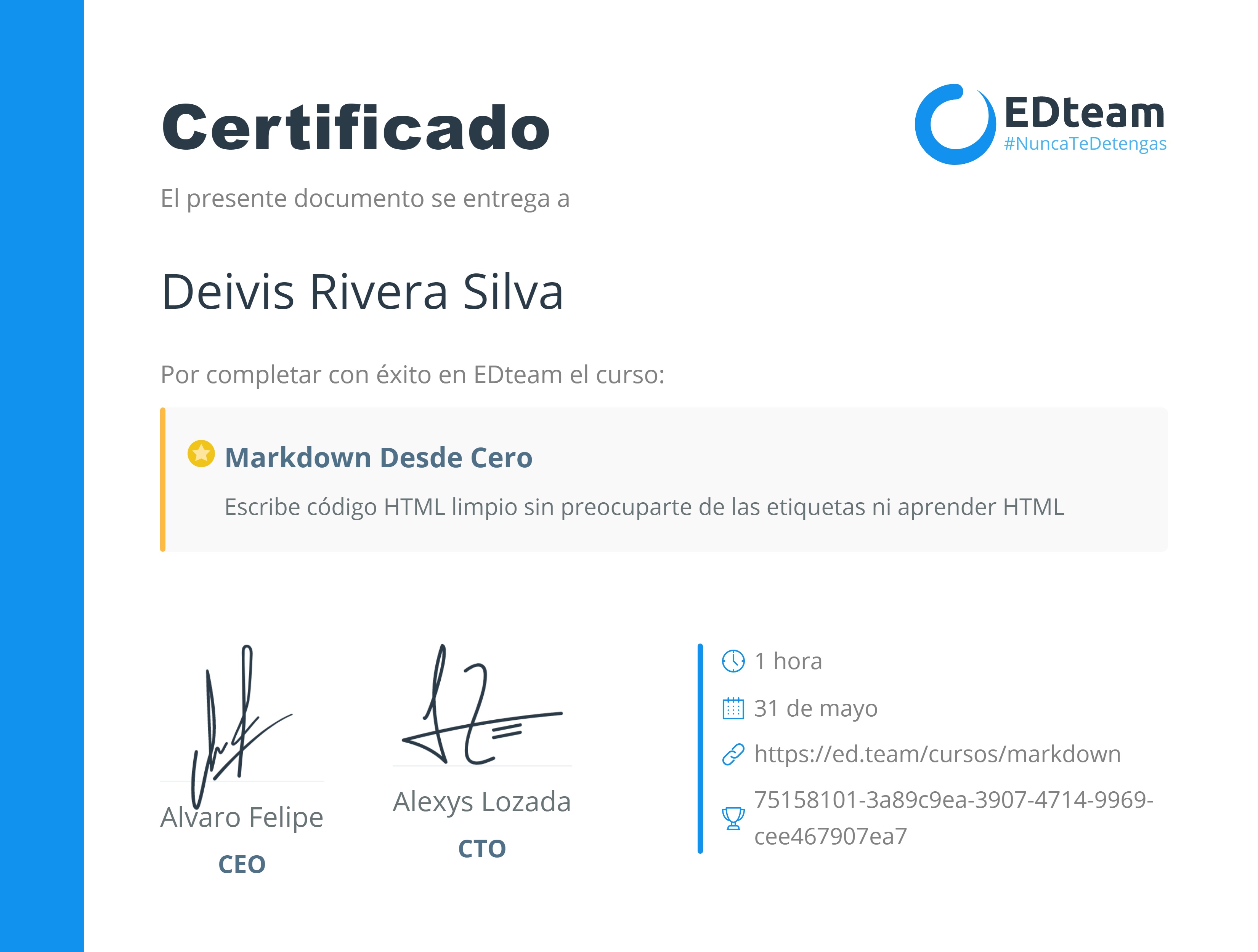 Certificado
