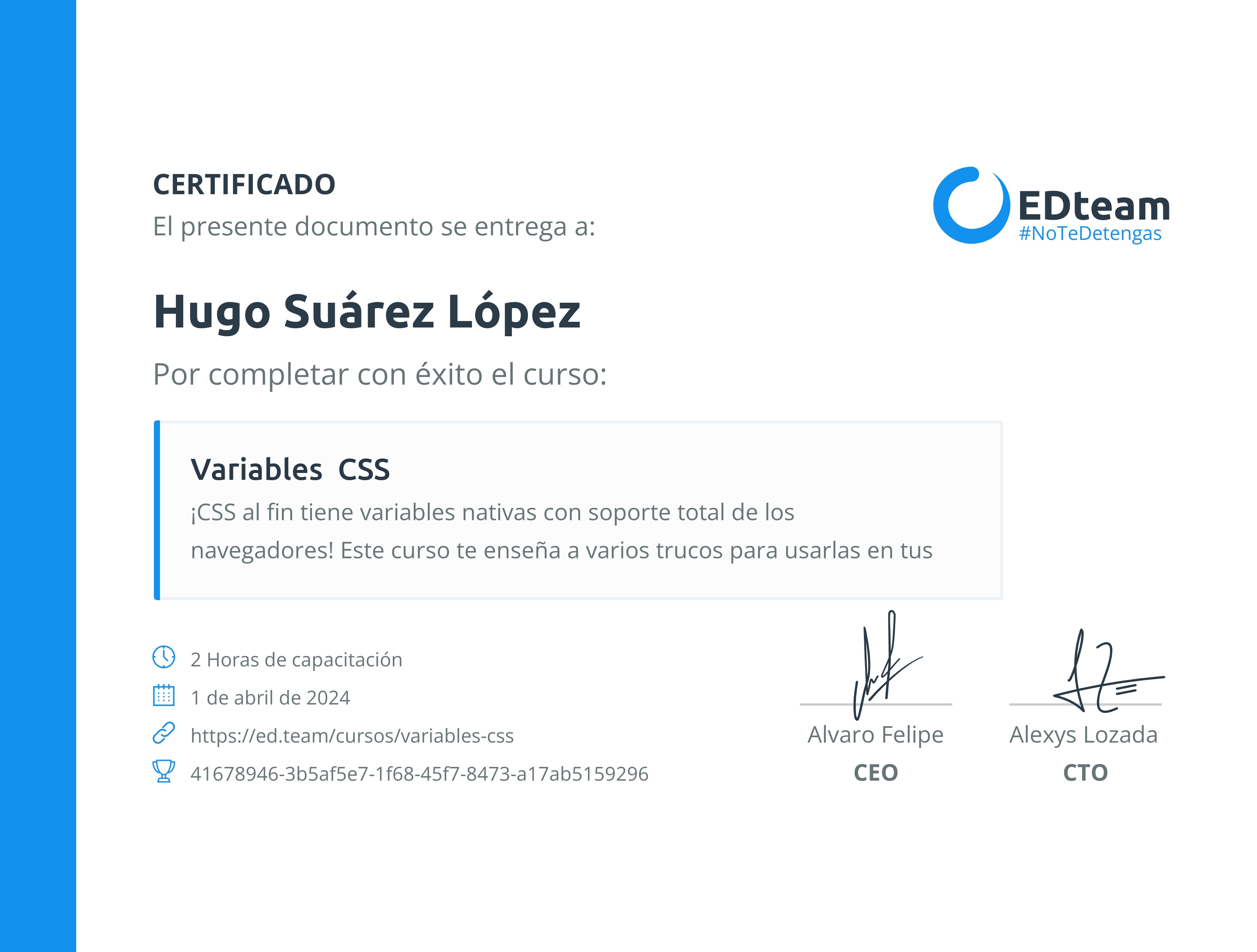 Certificado