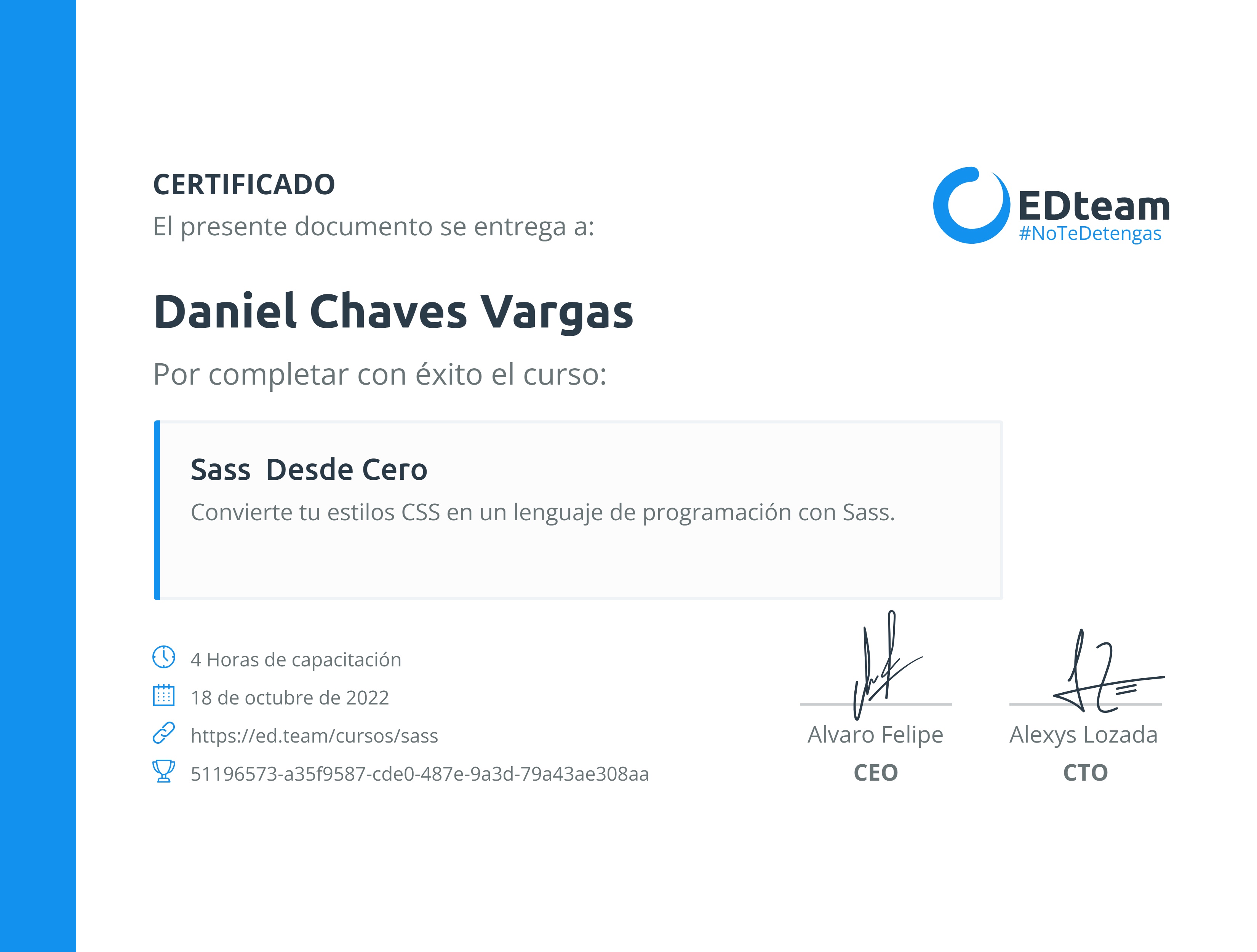 Certificado