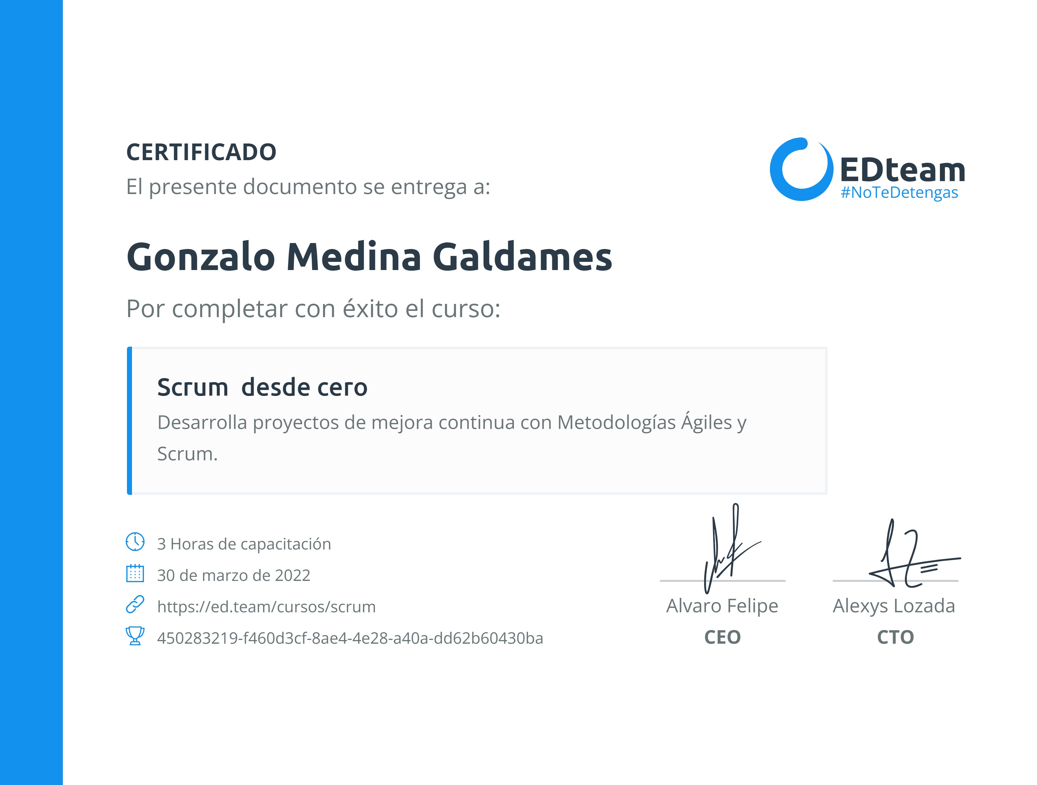 Certificado