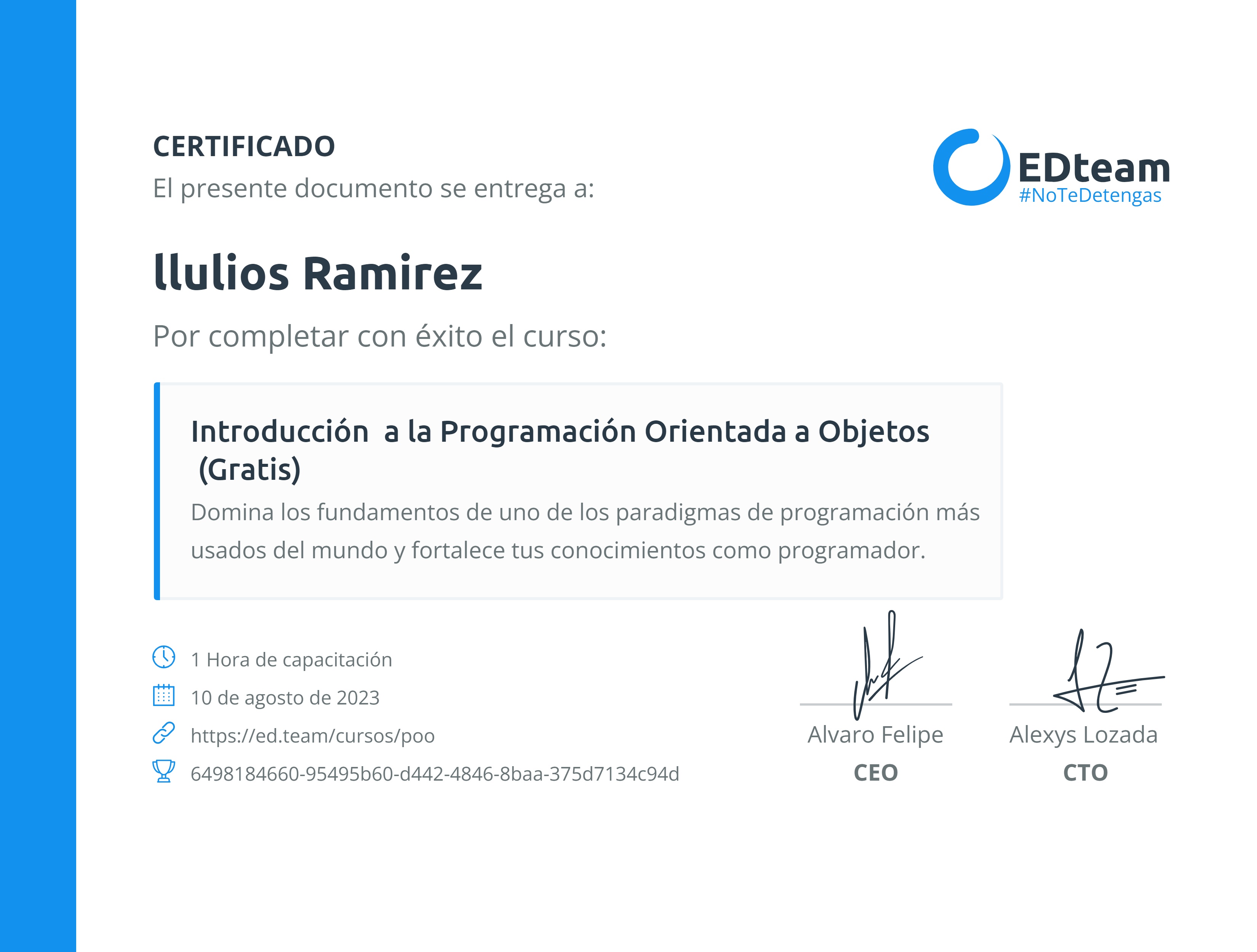 Certificado