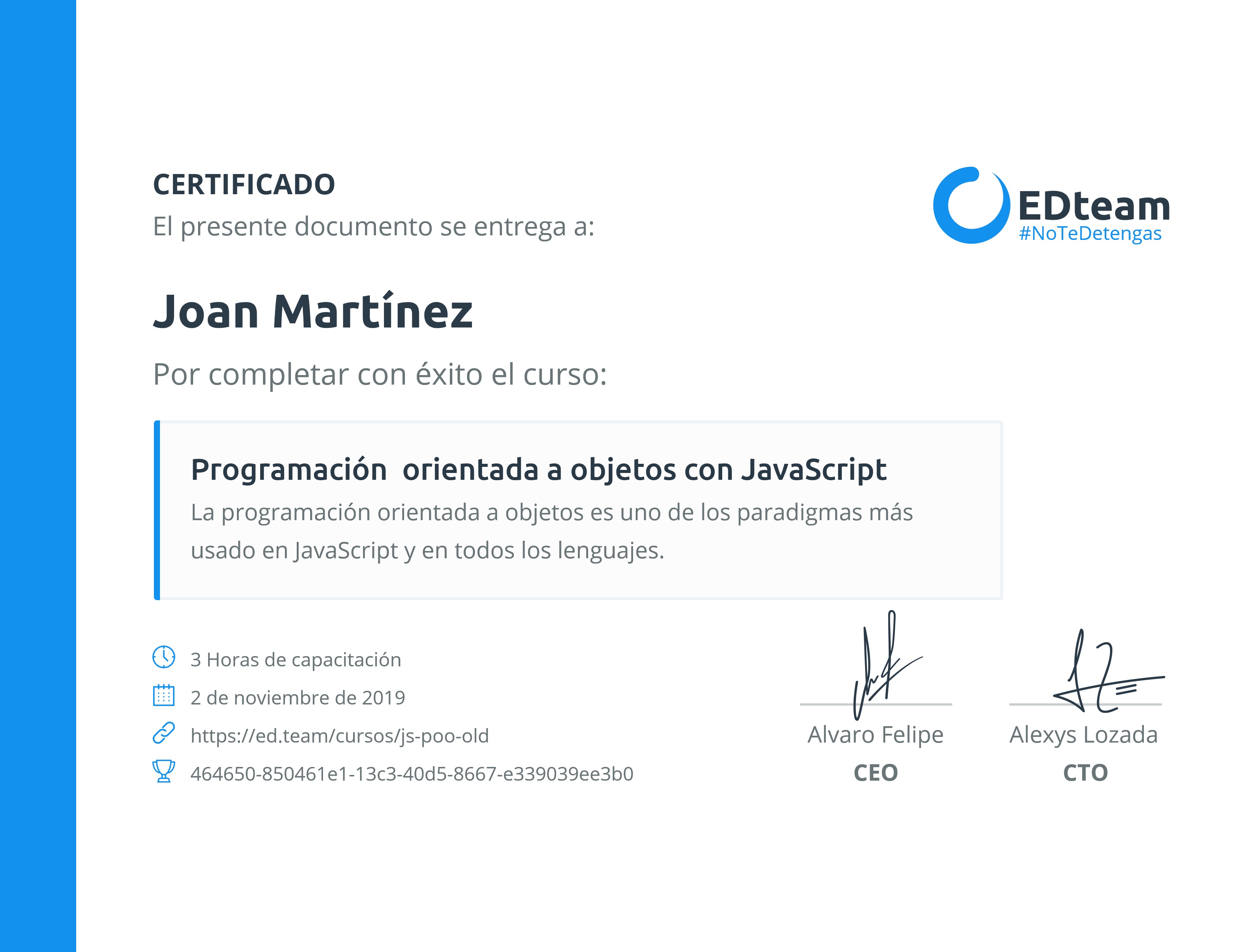 Certificado