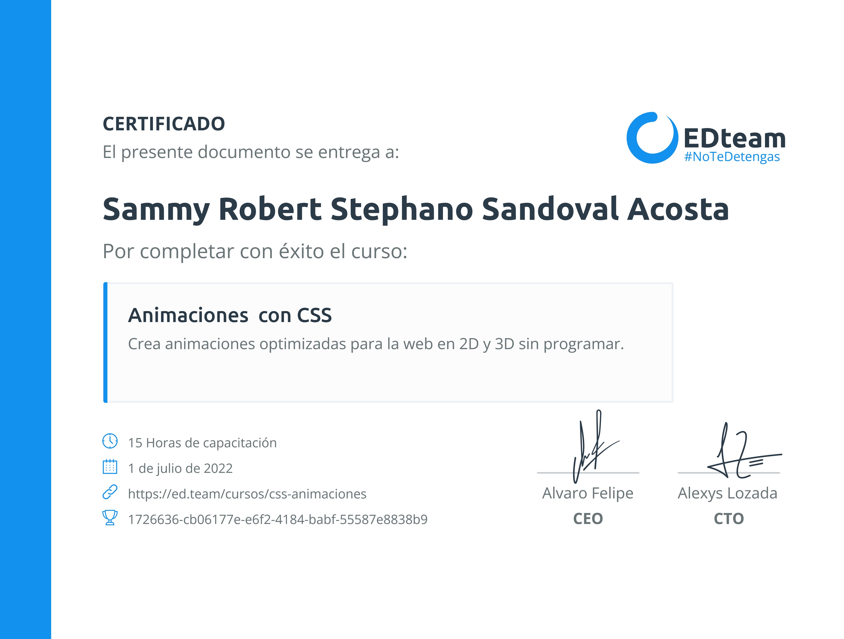 Certificado