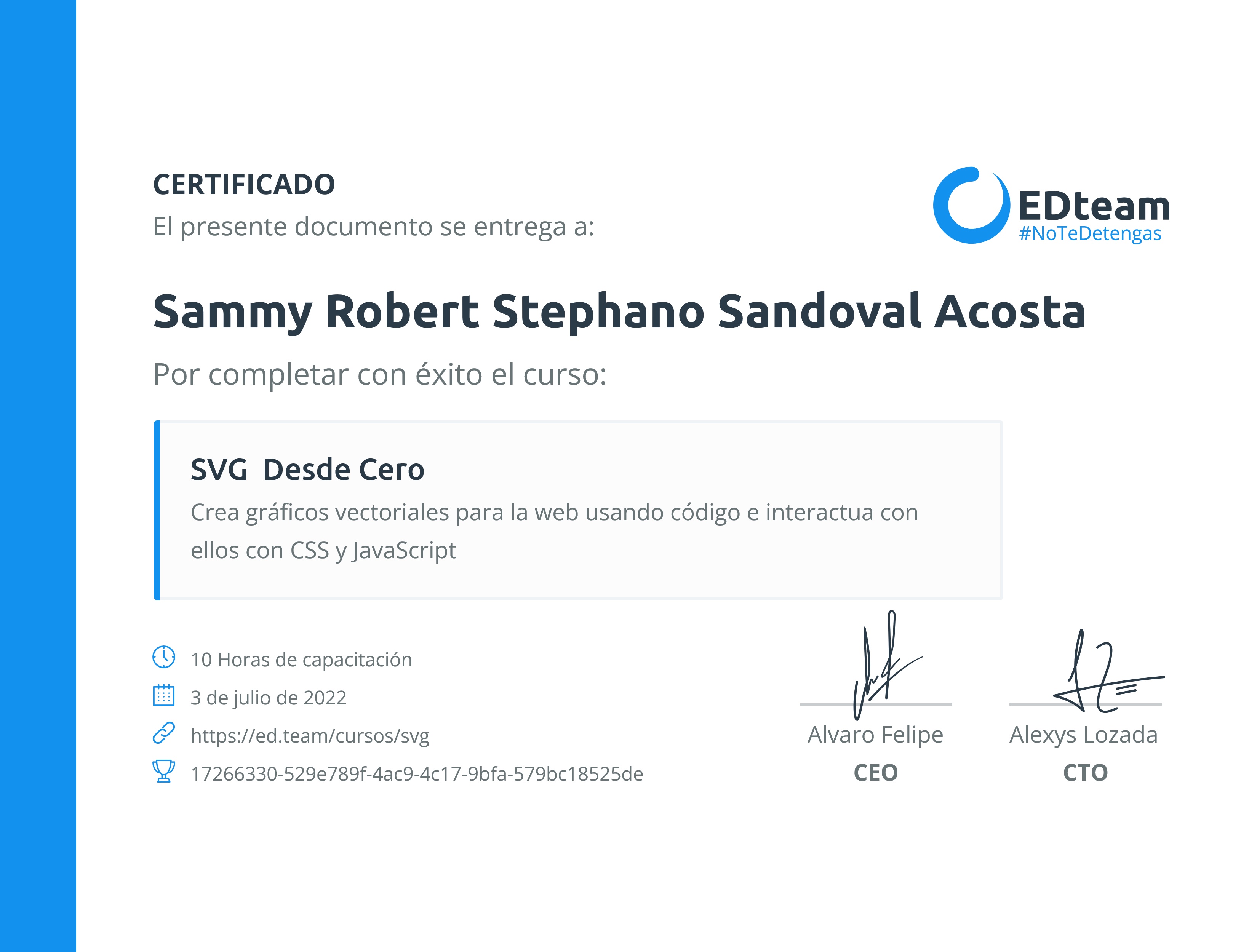 Certificado