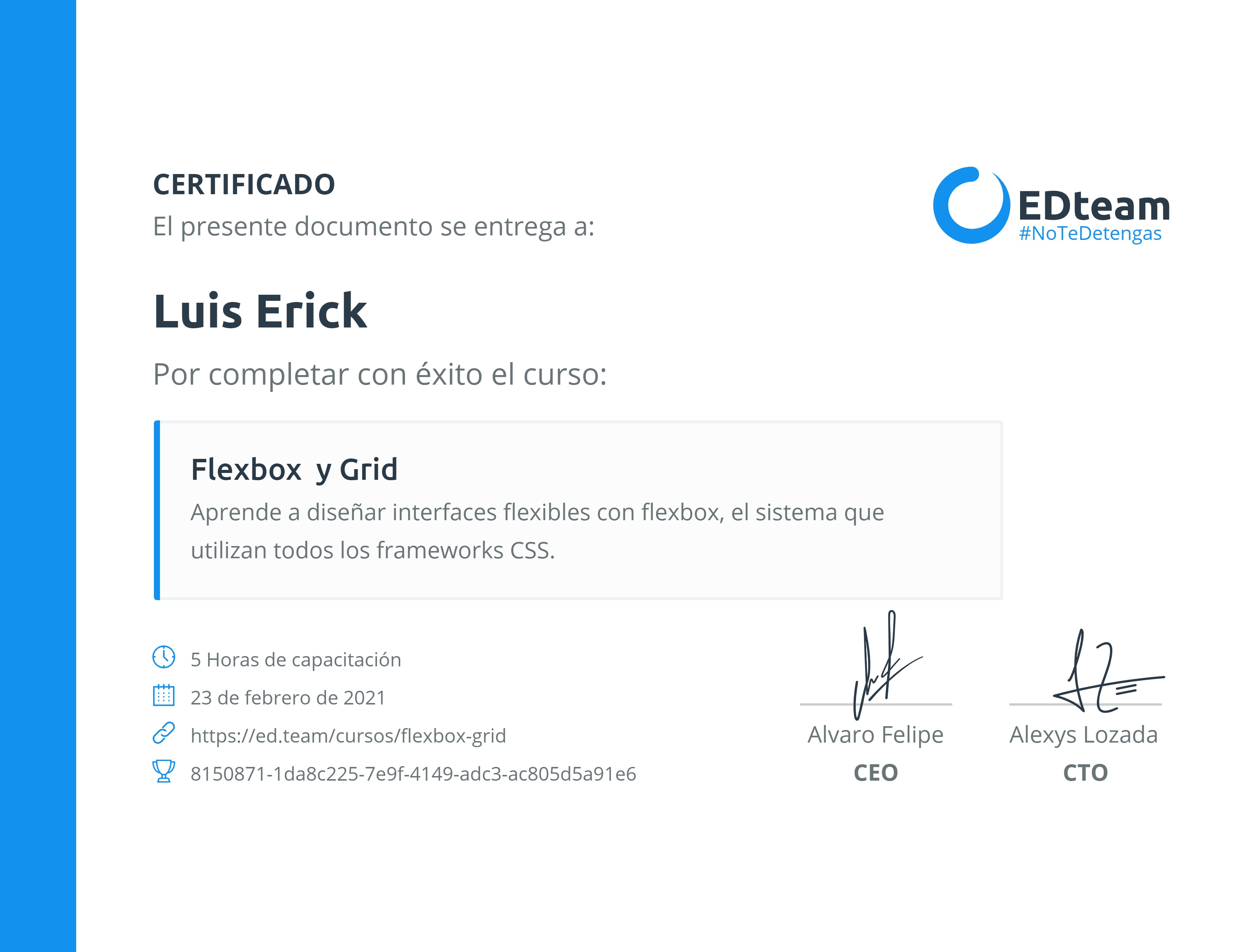 Certificado