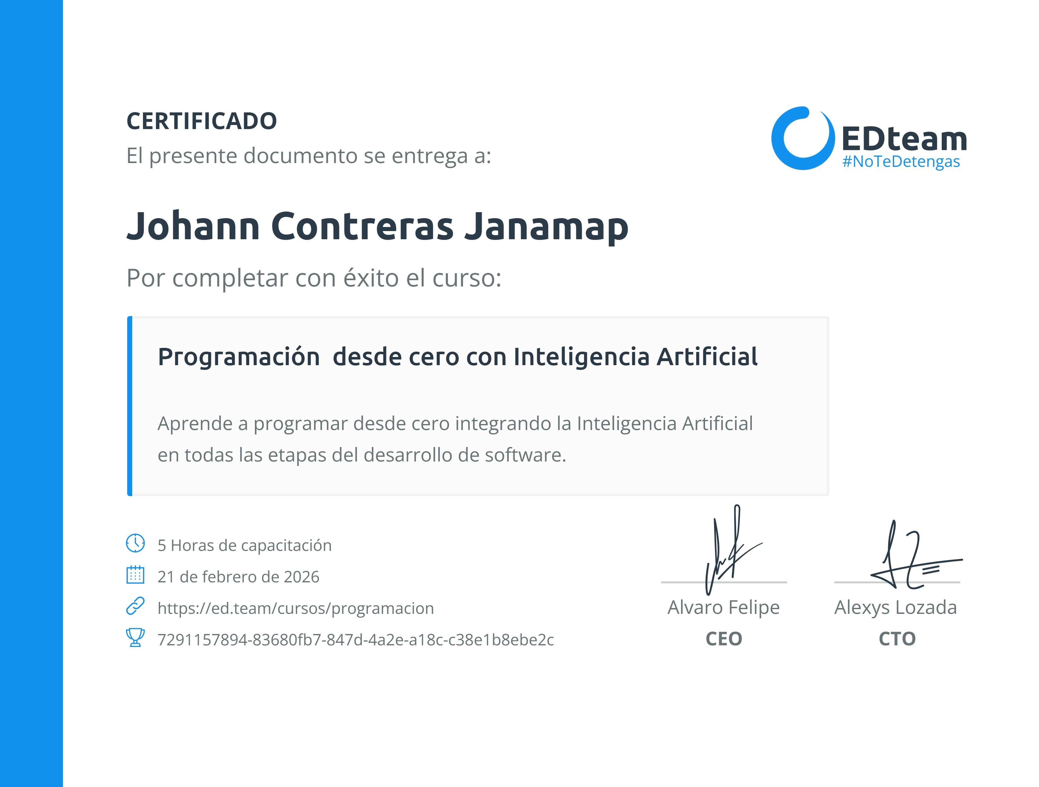 Certificado