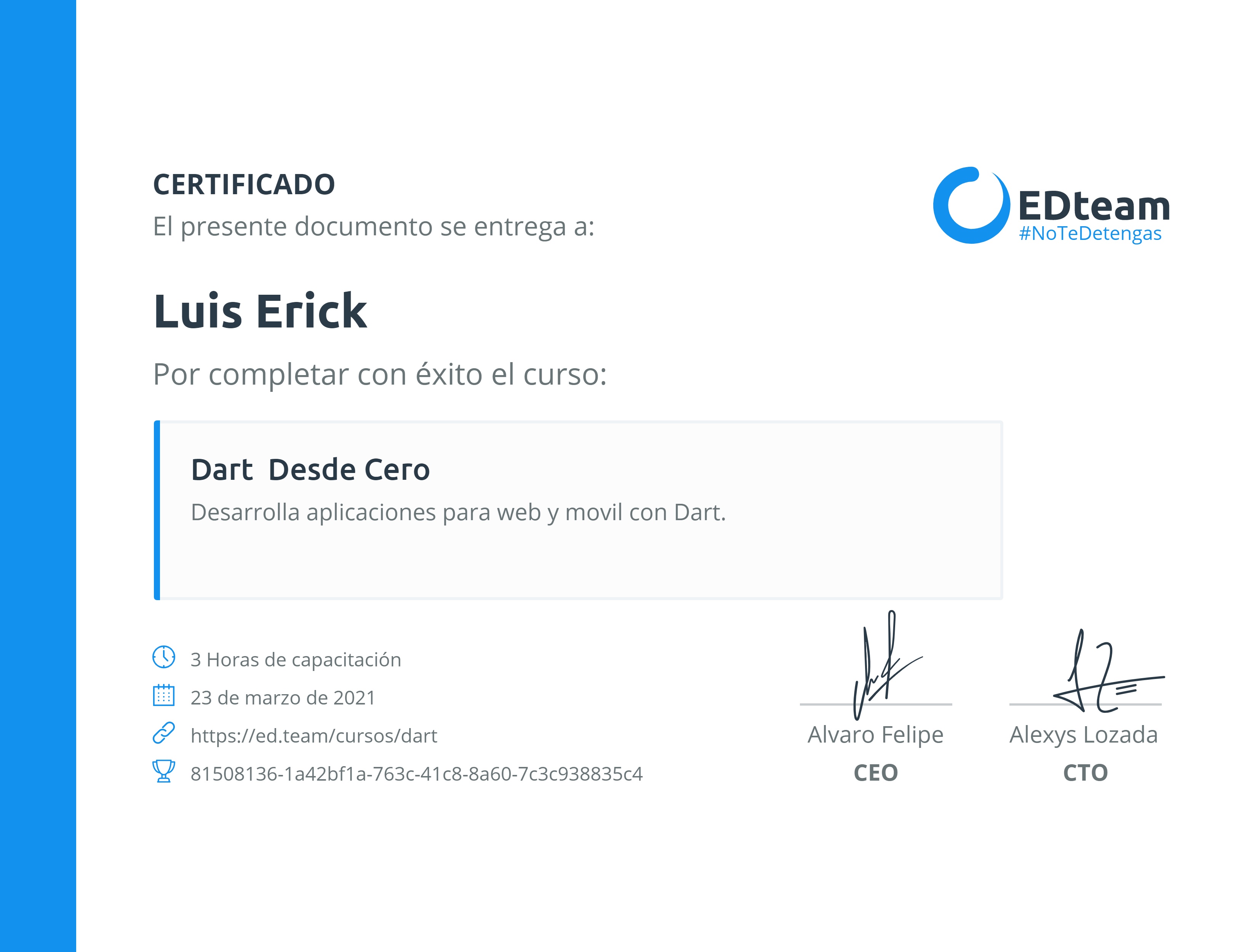 Certificado