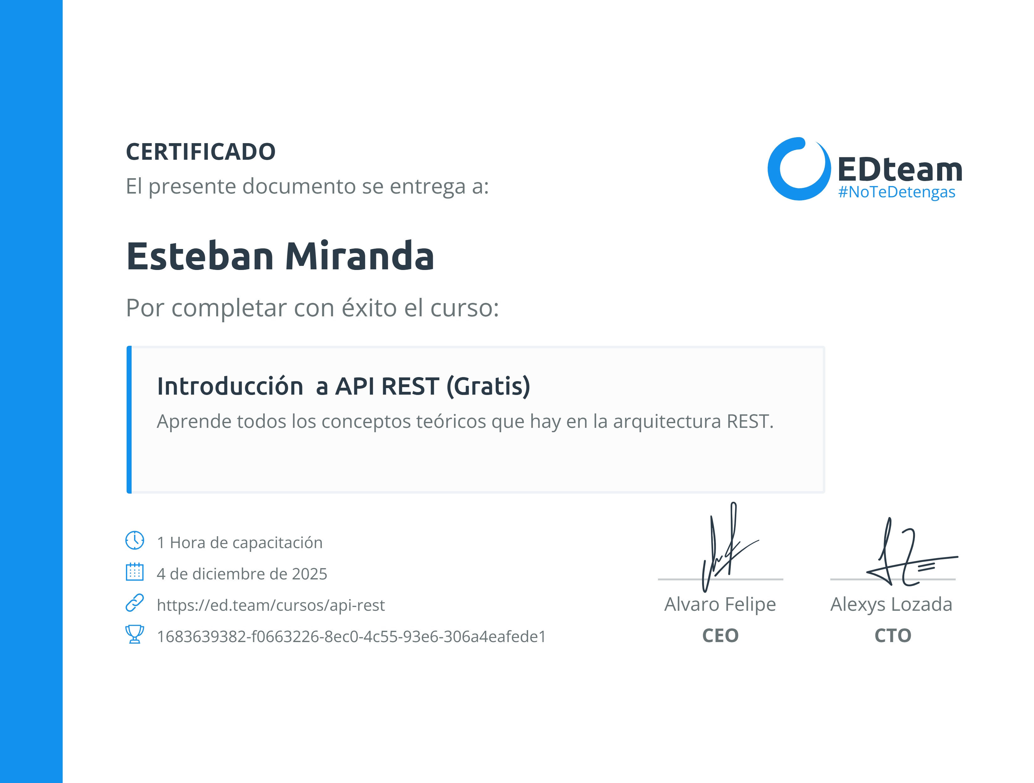 Certificado