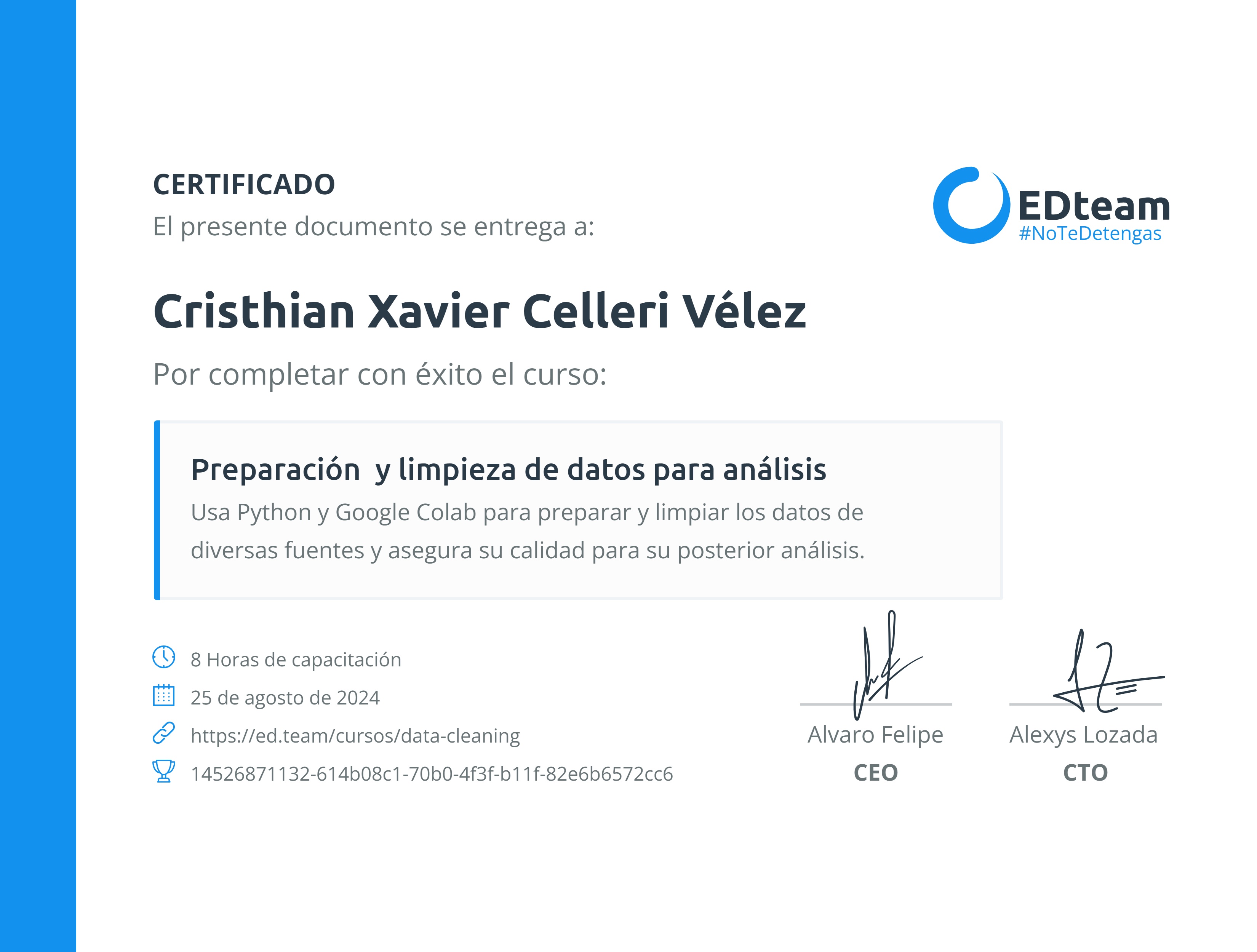 Certificado
