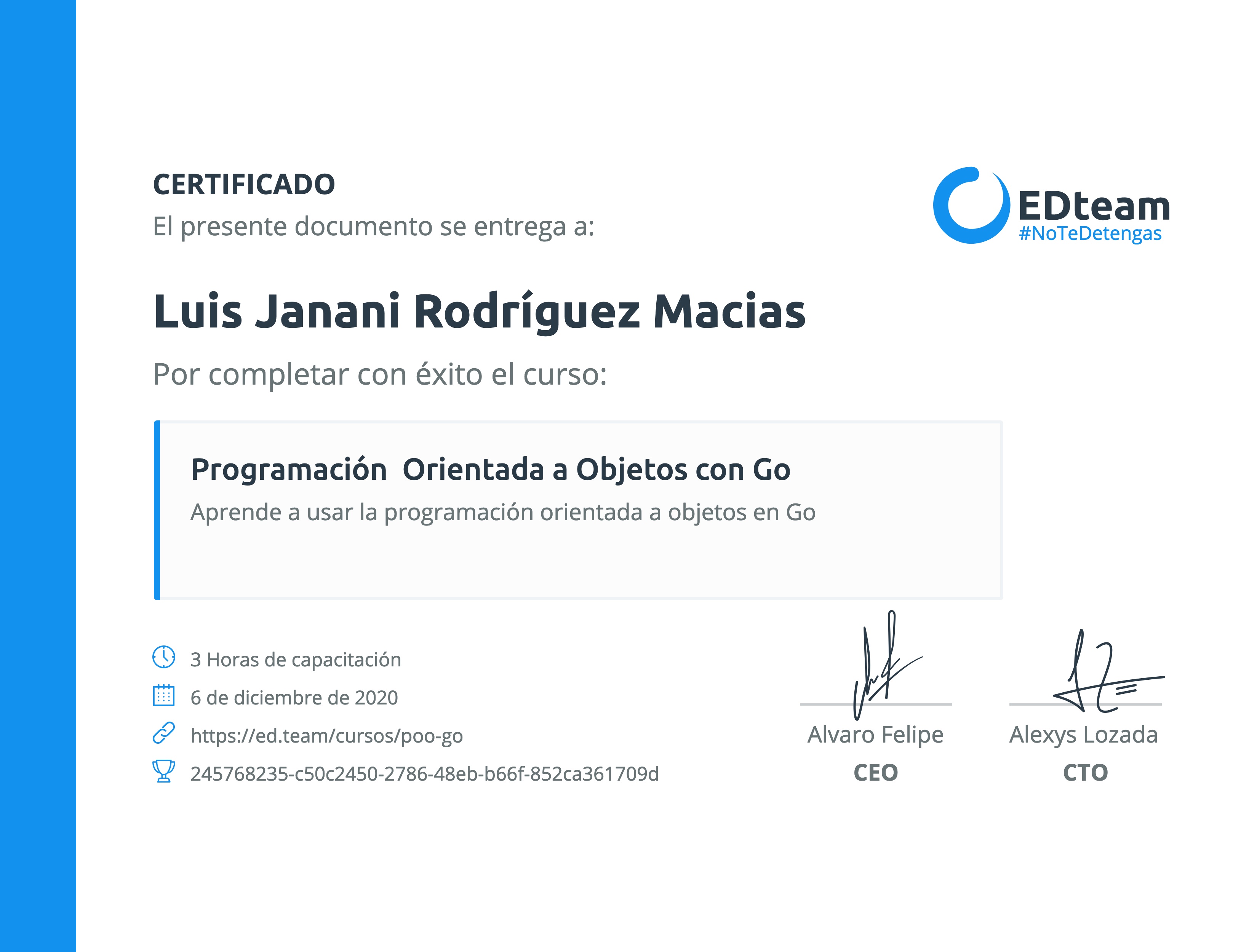 Certificado
