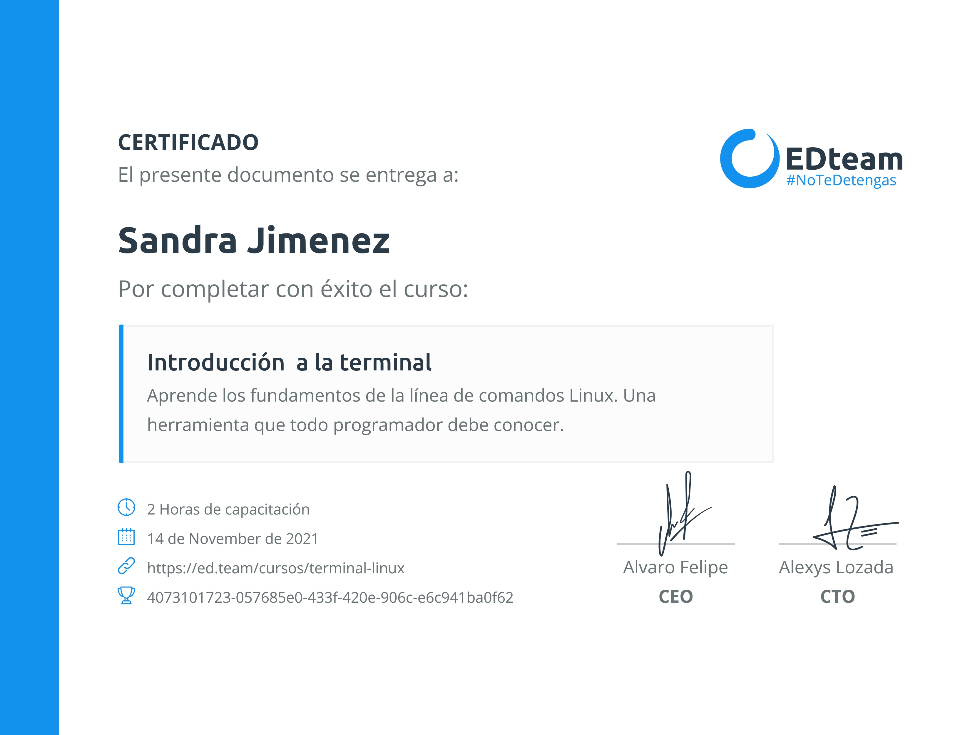 Certificado