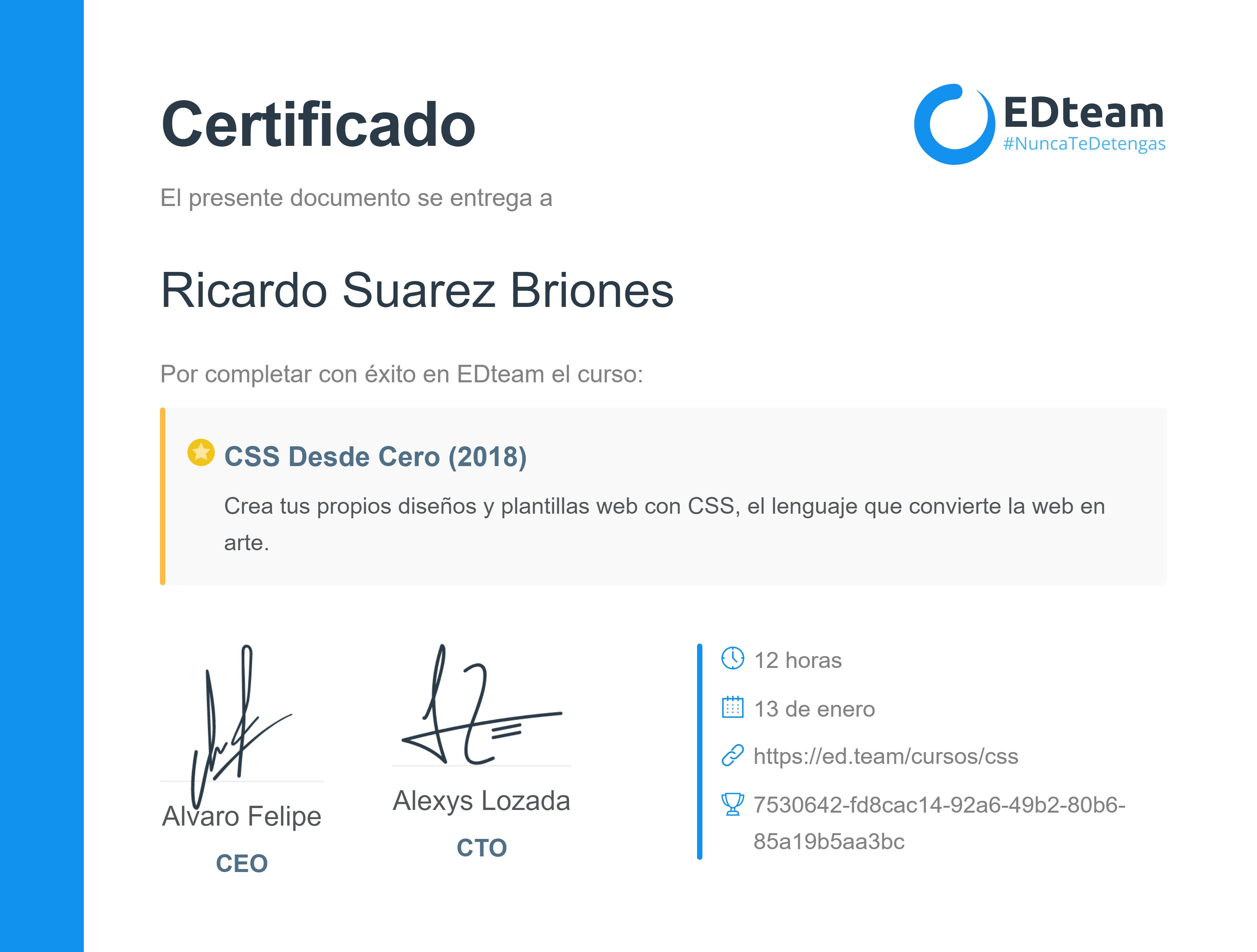 Certificado
